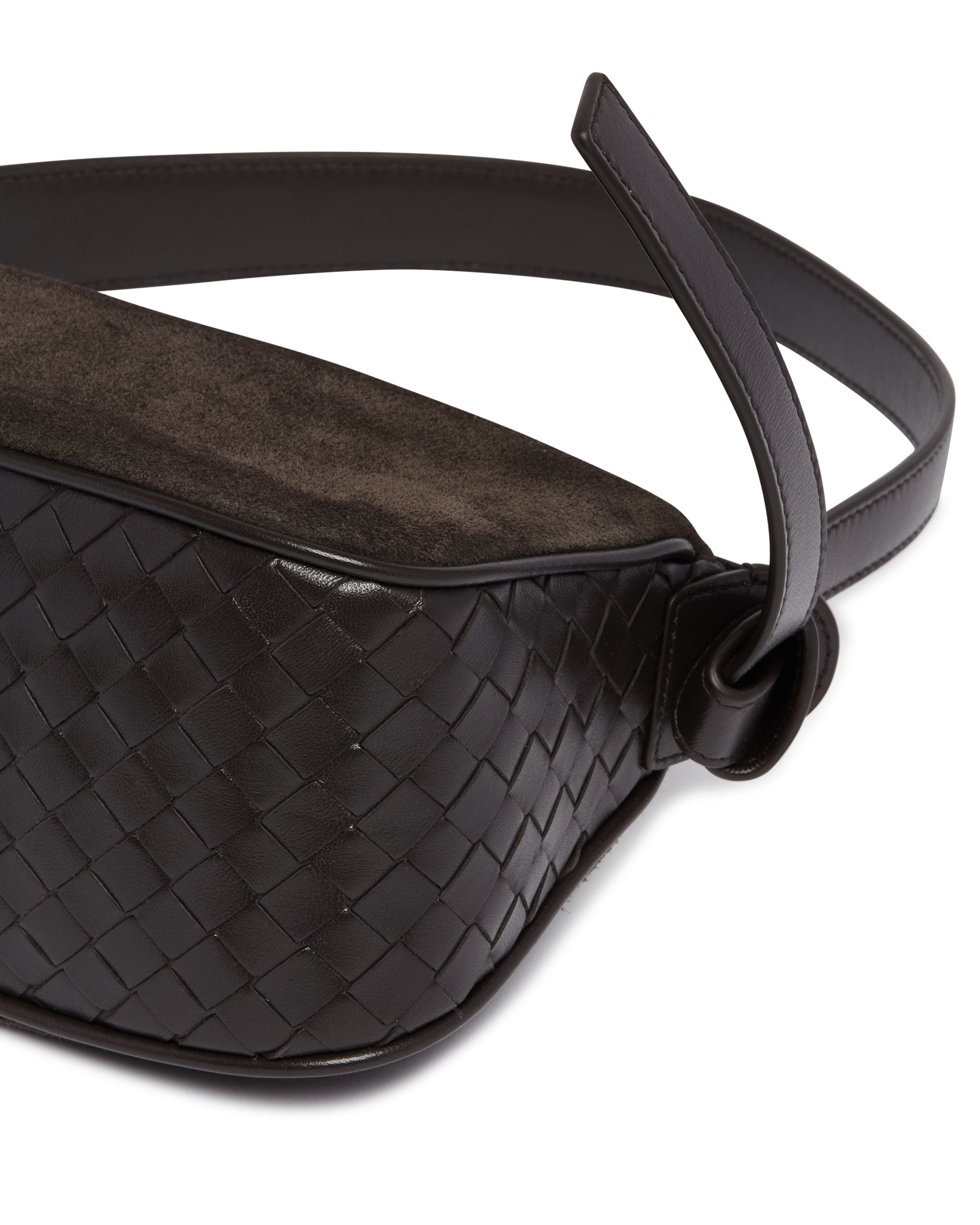 Bottega Veneta Borsa a Spalla Nodo Marrone