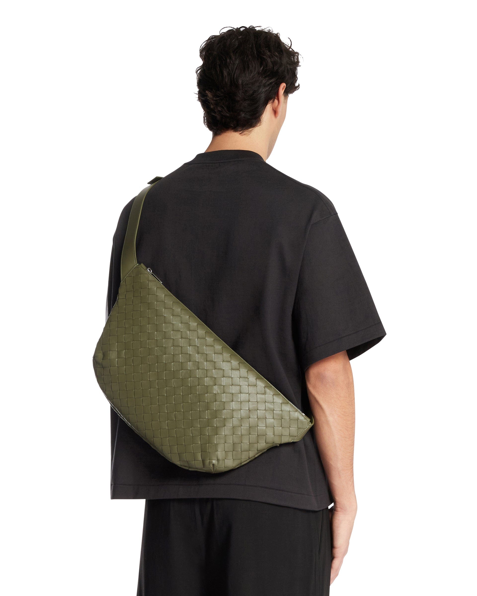 Bottega Veneta Borsa Intrecciato Day Sling Verde