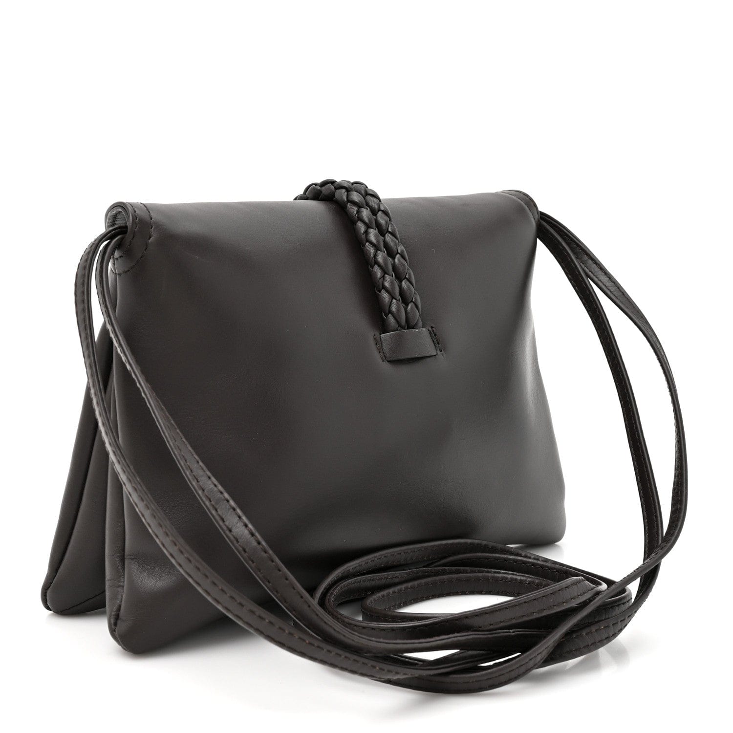 Bottega Veneta Smooth Calfskin Small Liberta Shoulder Bag Fondant