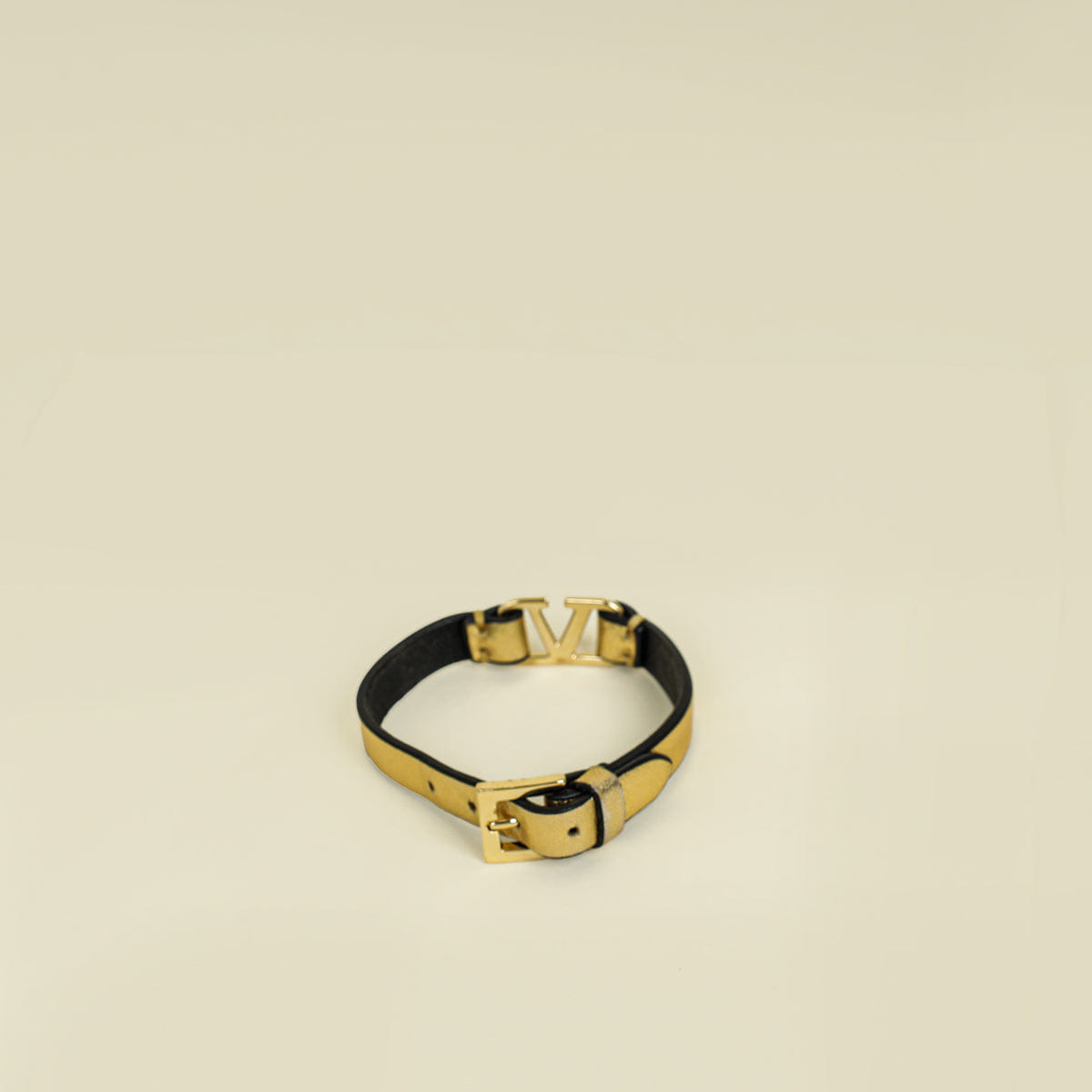 Valentino Gold VLogo Bracelet