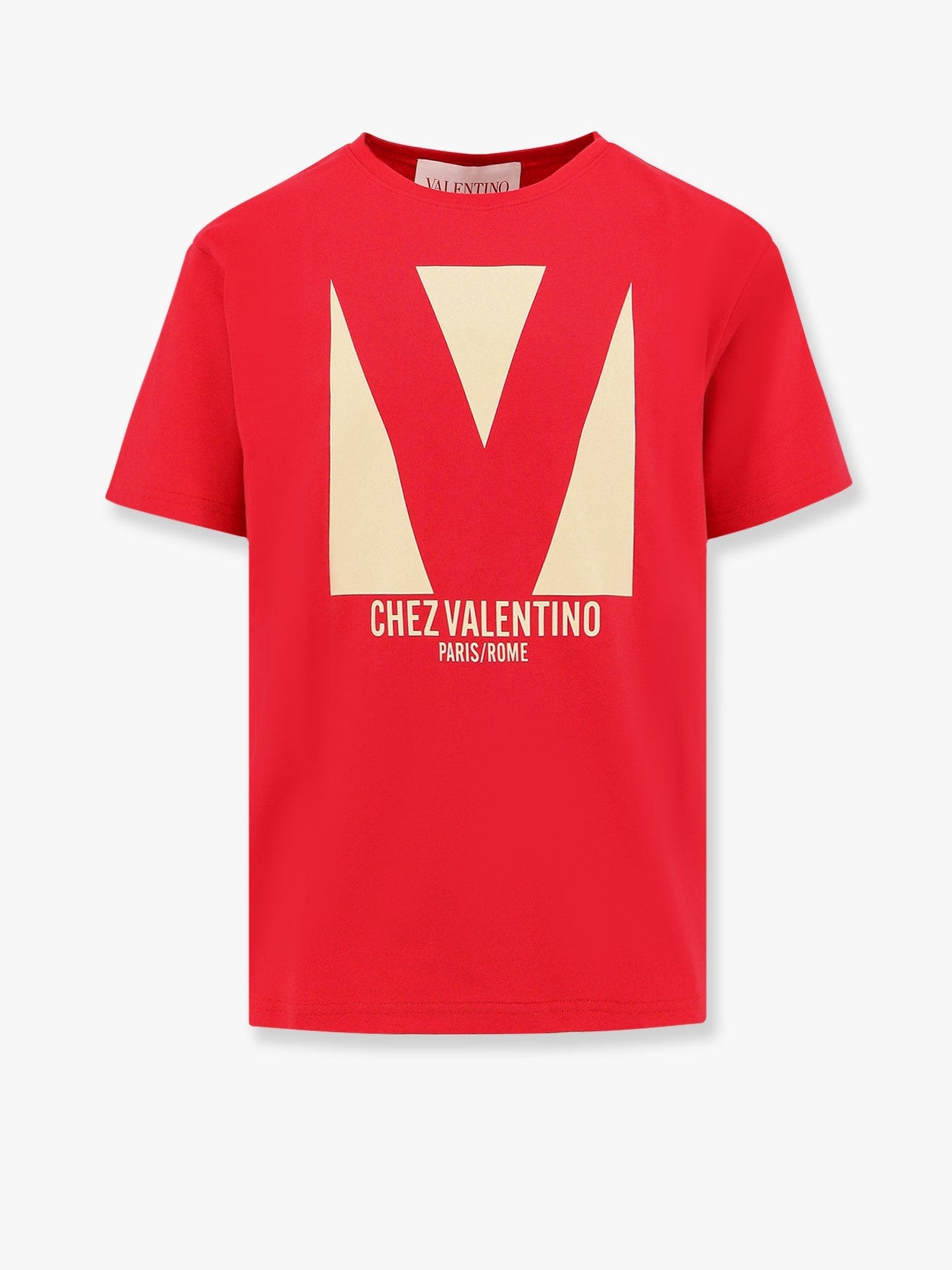 Valentino Cotton t - shirt with chez Valentino print