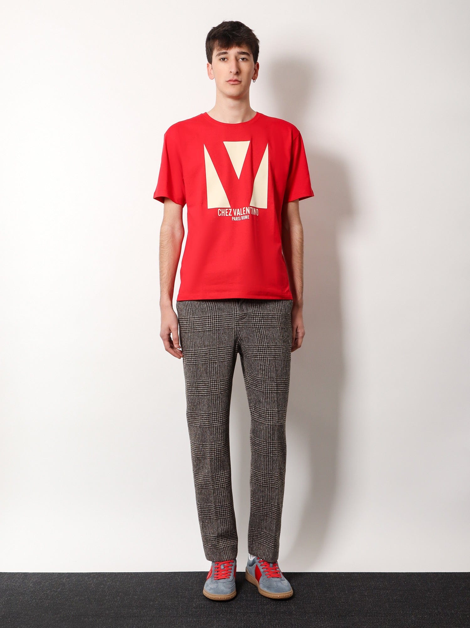 Valentino Cotton t - shirt with chez Valentino print