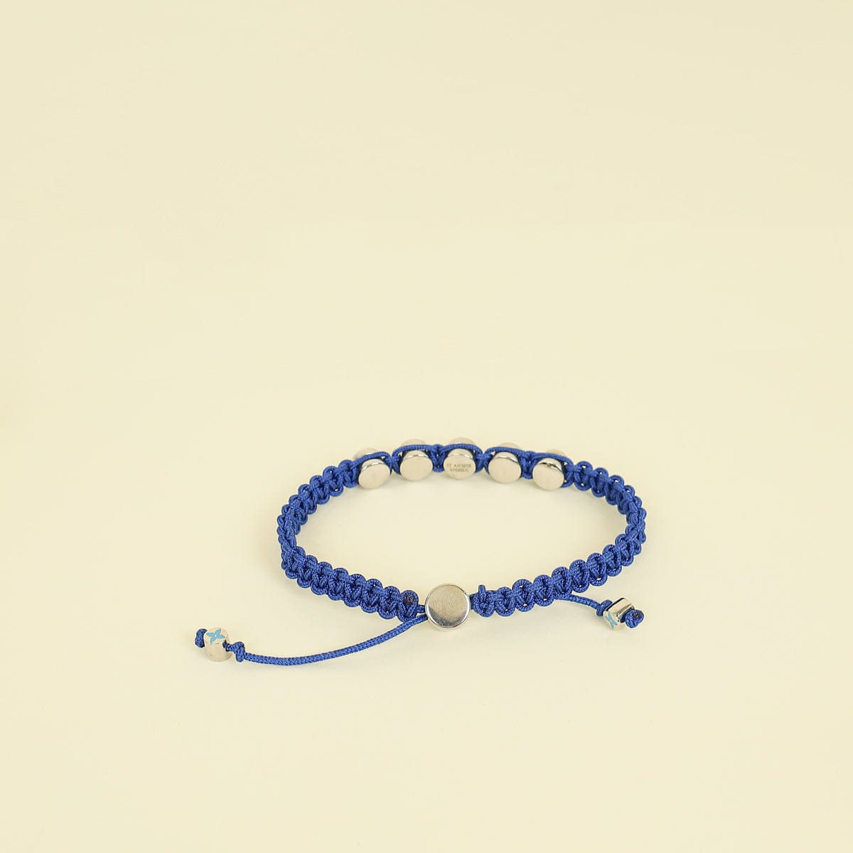Louis Vuitton Blue Monogram Colours Braided Bracelet