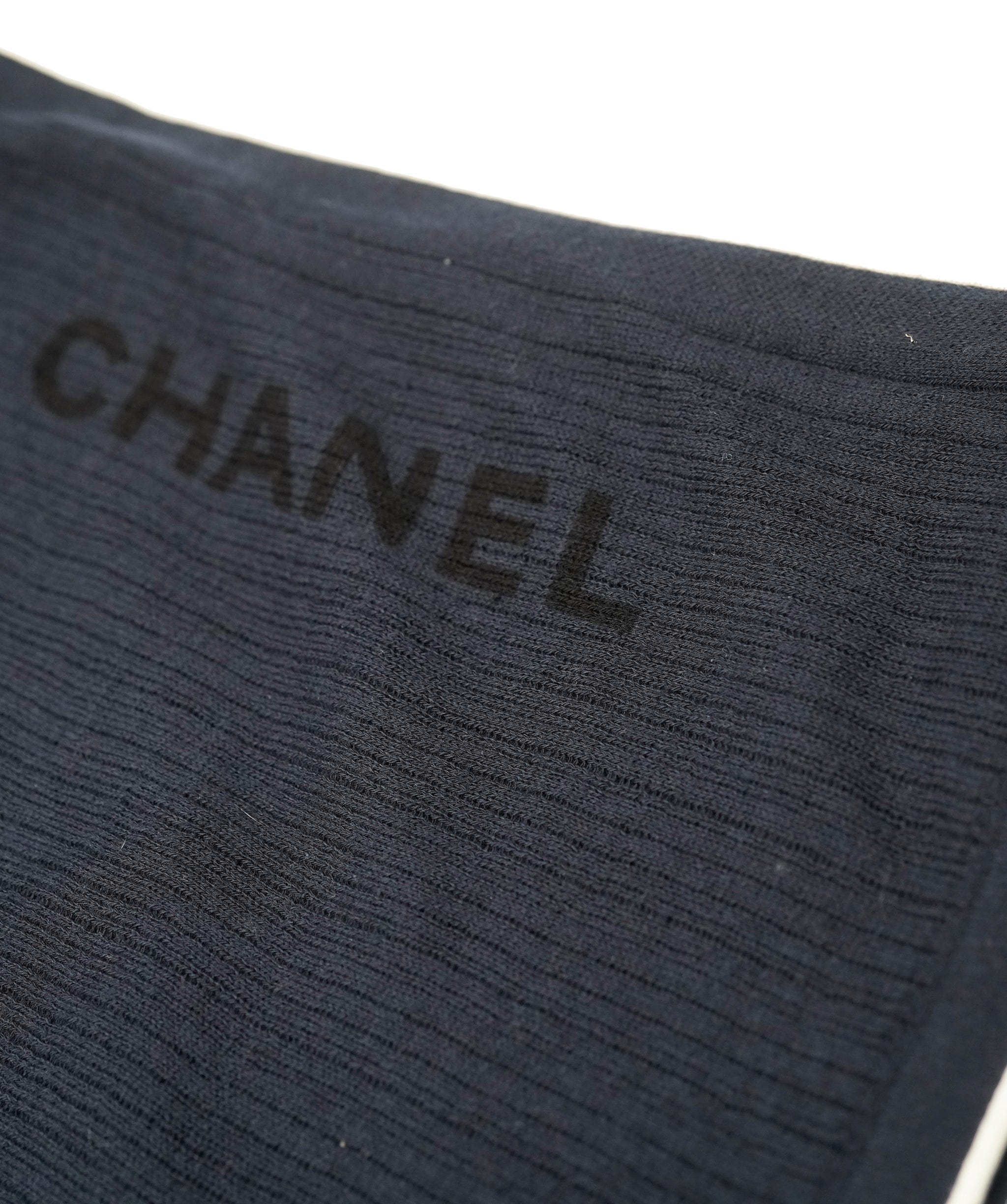 Chanel navy long scarf DXBS3782