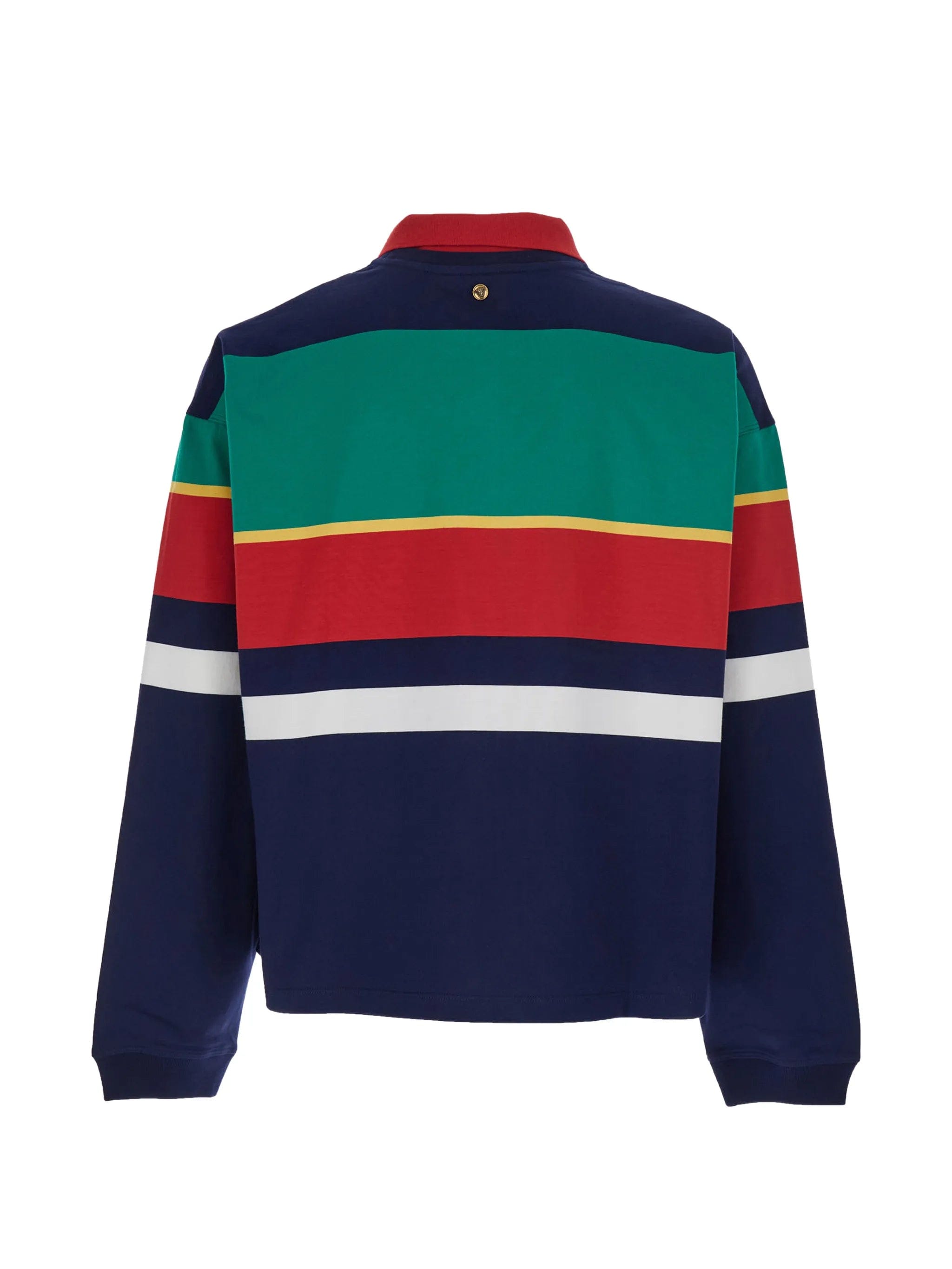 Versace striped long - sleeve T - shirt