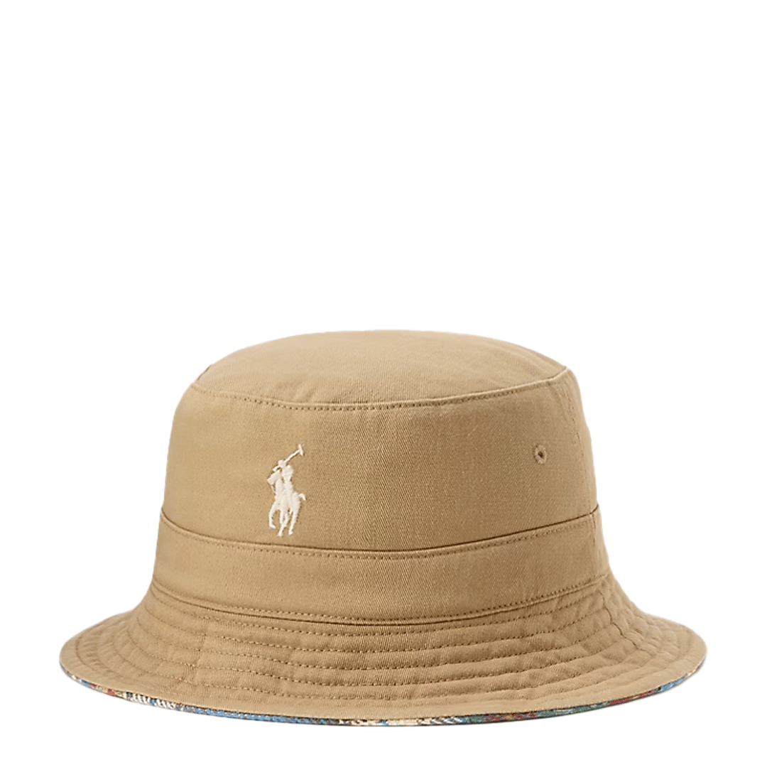 POLO RALPH Lauren REVERSIBLE TWILL - FLANNEL BUCKET HAT