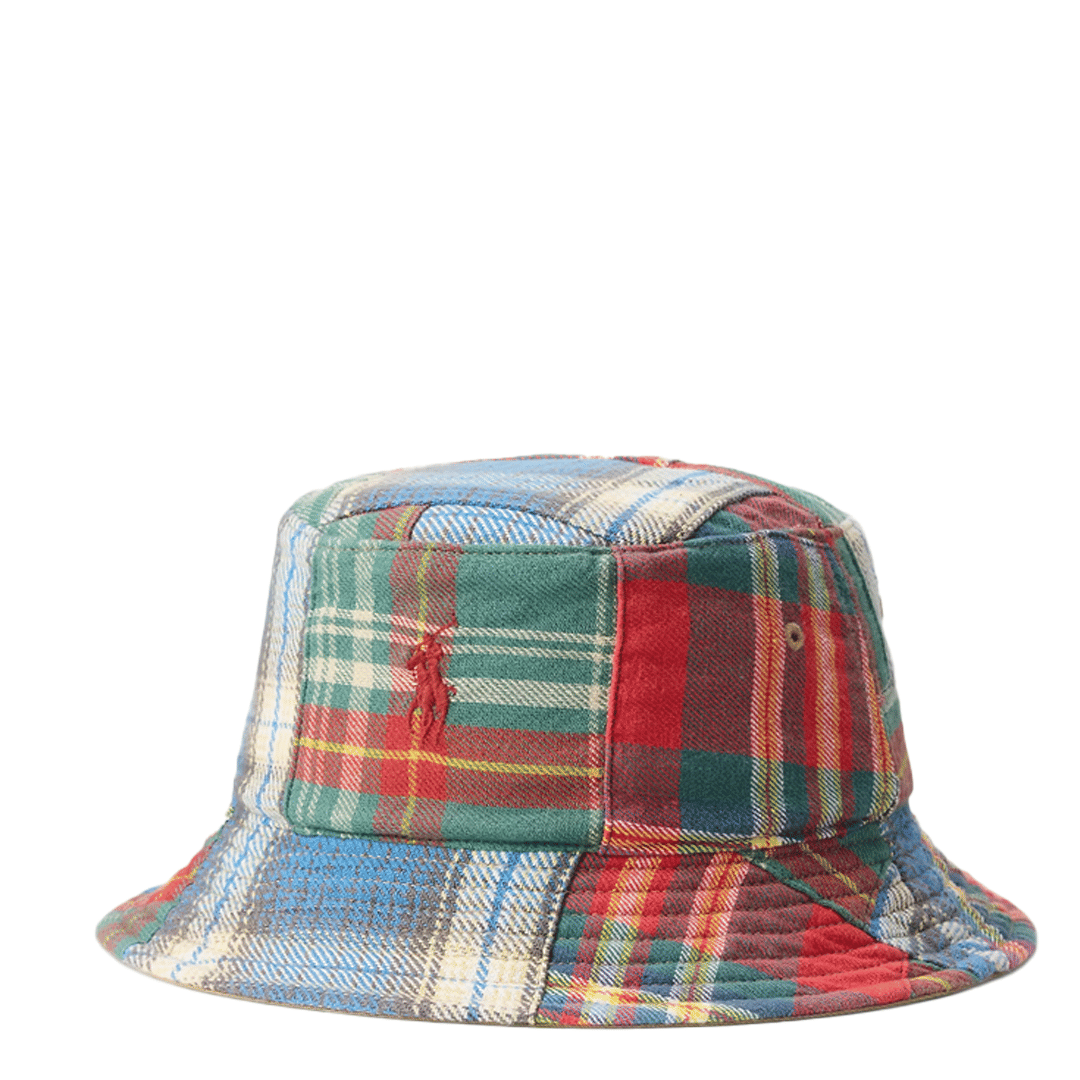 POLO RALPH Lauren REVERSIBLE TWILL - FLANNEL BUCKET HAT