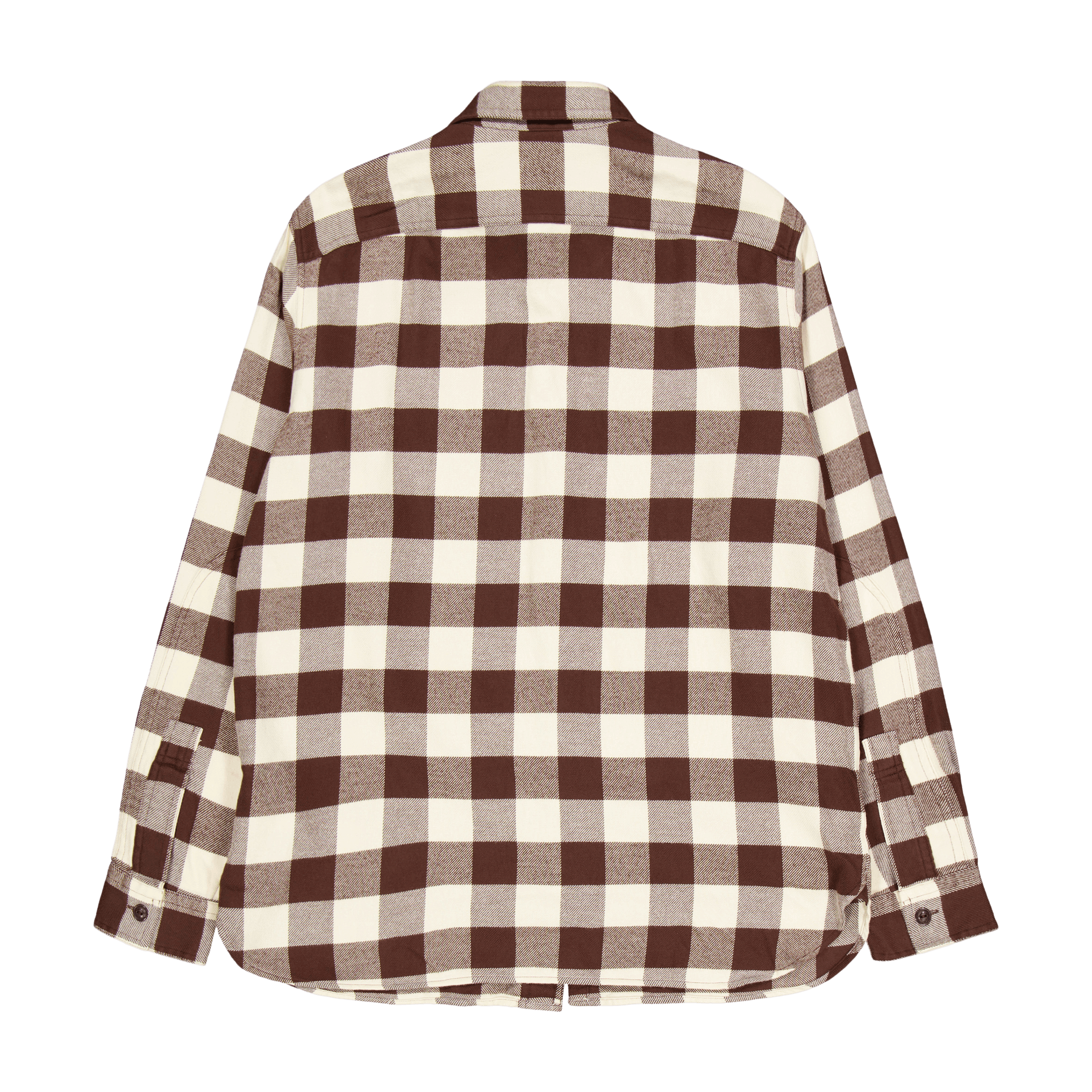 Polo Ralph Lauren Classic Fit Checked Twill Workshirt Winter Cream / Brown
