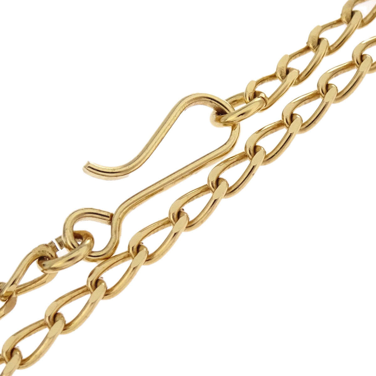 Chanel Gold Colorful CC Bow Motif Pendant Necklace 03S
