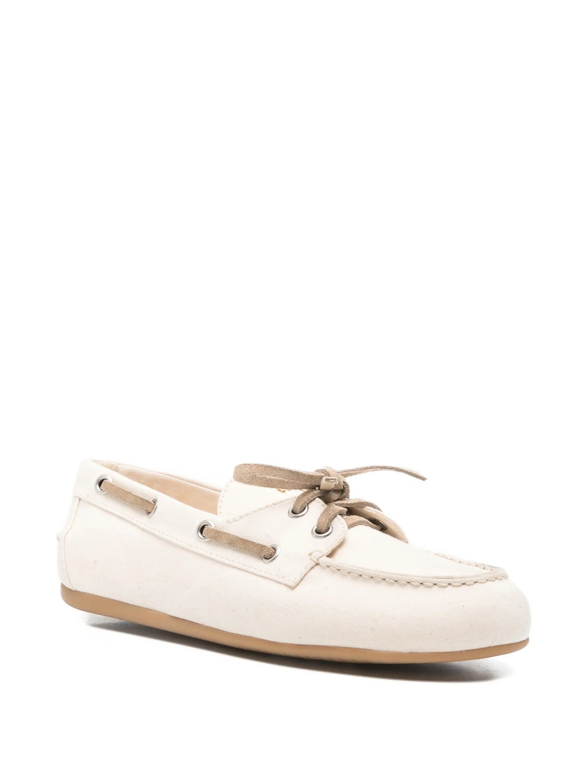 Miu Miu lace - up boat shoes