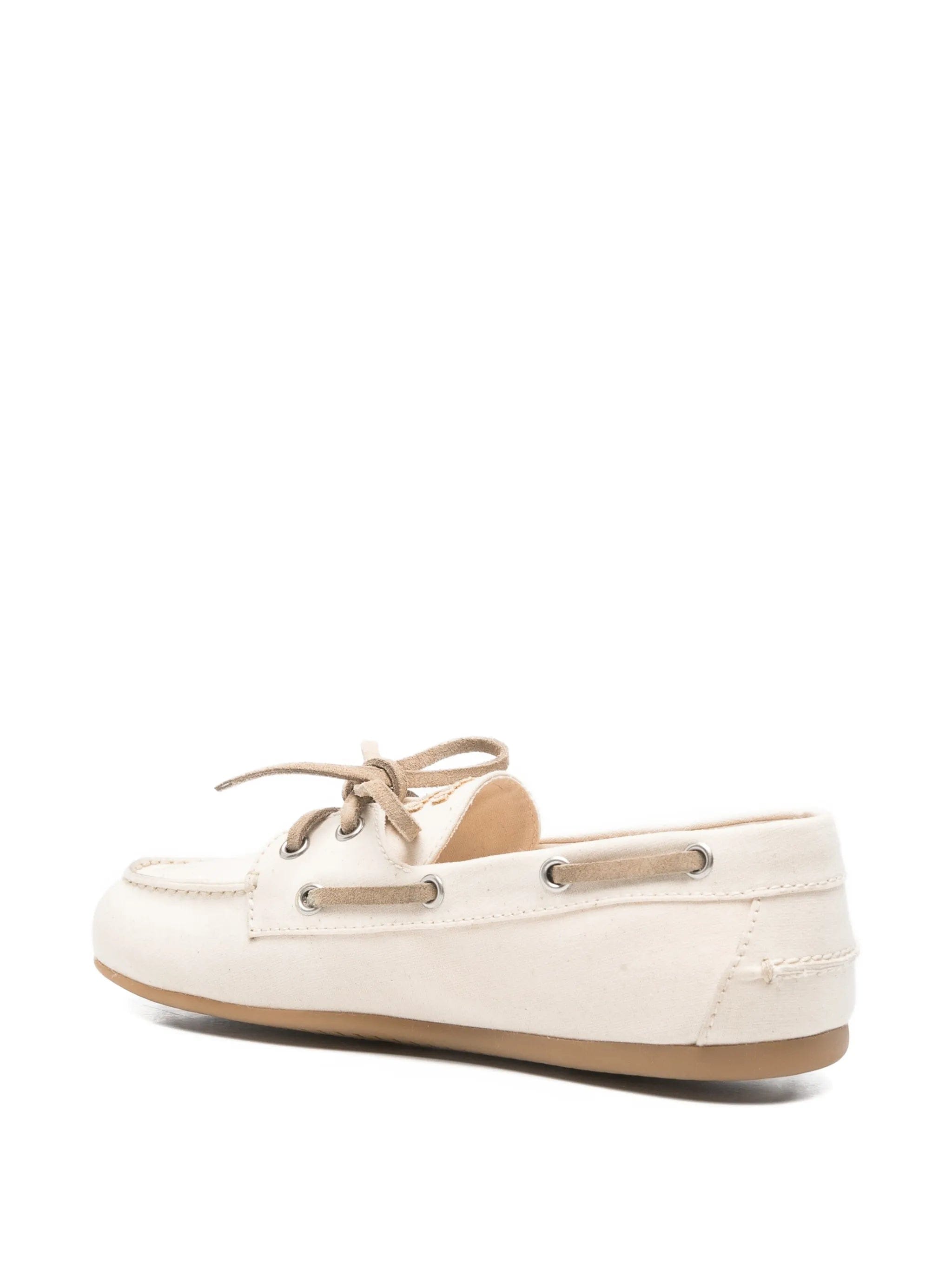 Miu Miu lace - up boat shoes
