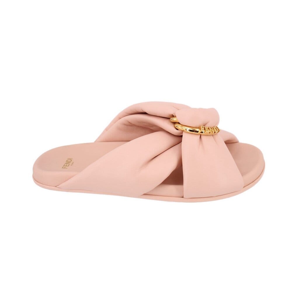 Fendi FEEL SLIDE SANDALS BLUSH 37 EU | 7.5 US