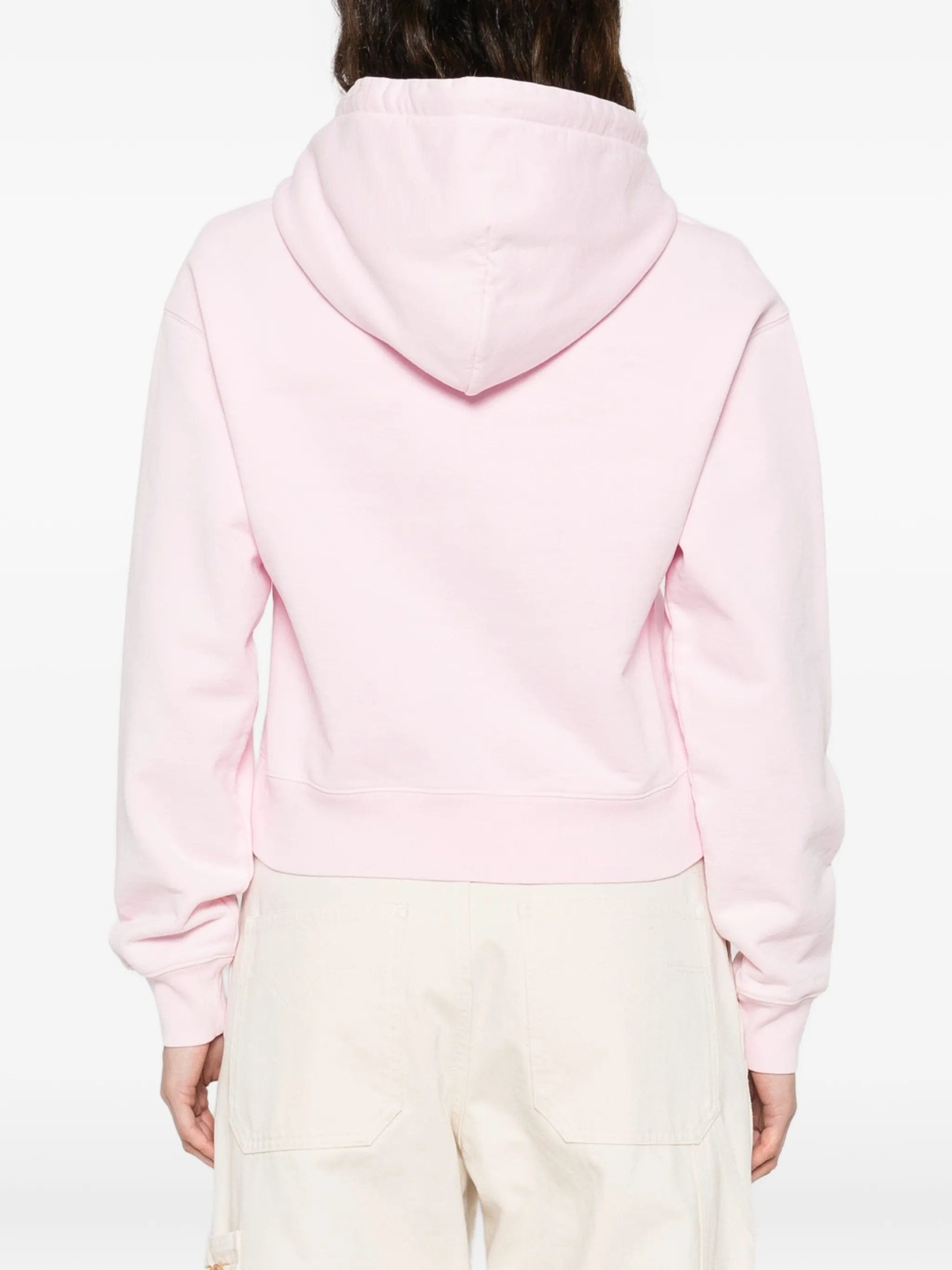 Jacquemus drawstring logo - patch hoodie
