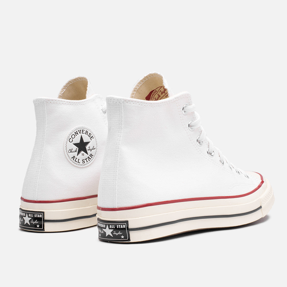 Converse CHUCK 70 HI - WHITE / GARNET