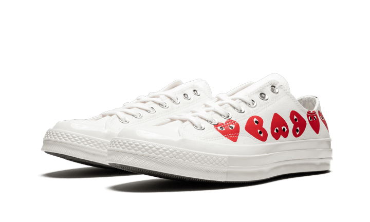 Converse Chuck Taylor All - Star 70s Ox Comme des Garçons PLAY Multi - Heart White