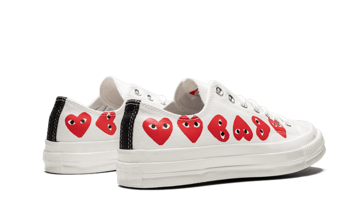 Converse Chuck Taylor All - Star 70s Ox Comme des Garçons PLAY Multi - Heart White