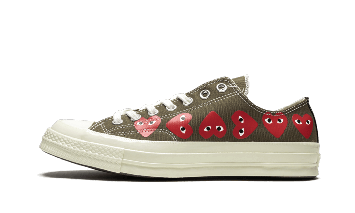 Converse Chuck Taylor All - Star 70s Ox Comme des Garçons PLAY Multi Heart Green