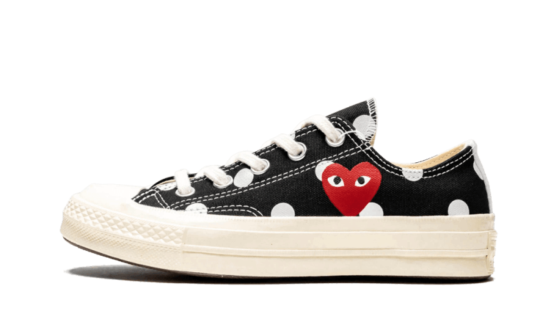 Converse Chuck Taylor All - Star 70s Ox Comme des Garçons PLAY Polka Dot Black