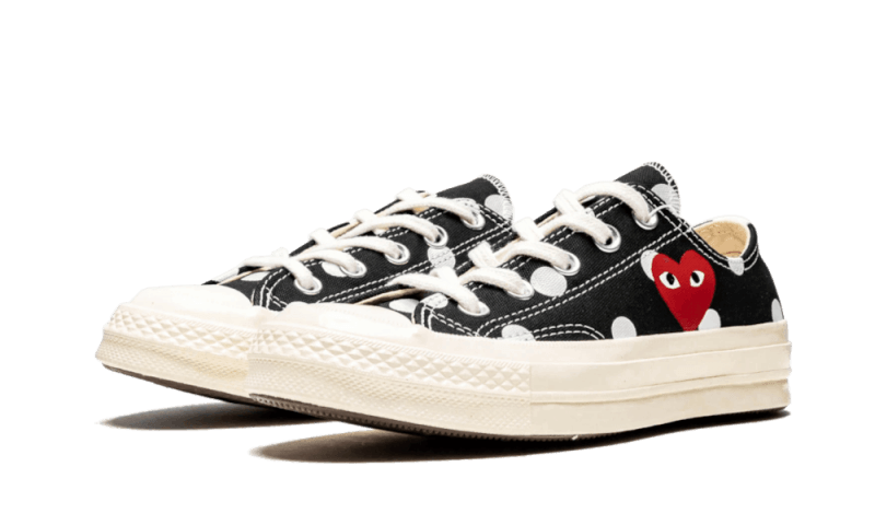 Converse Chuck Taylor All - Star 70s Ox Comme des Garçons PLAY Polka Dot Black