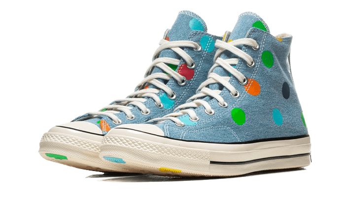 Converse Chuck Taylor All - Star 70s Hi Golf Wang Denim Polka Dots