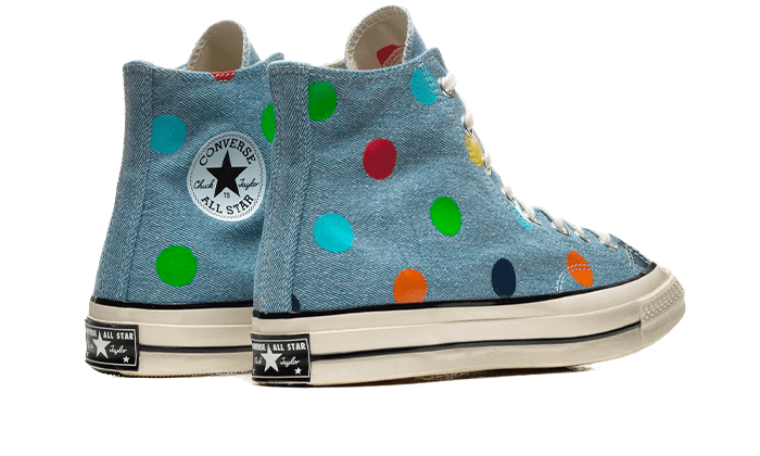 Converse Chuck Taylor All - Star 70s Hi Golf Wang Denim Polka Dots