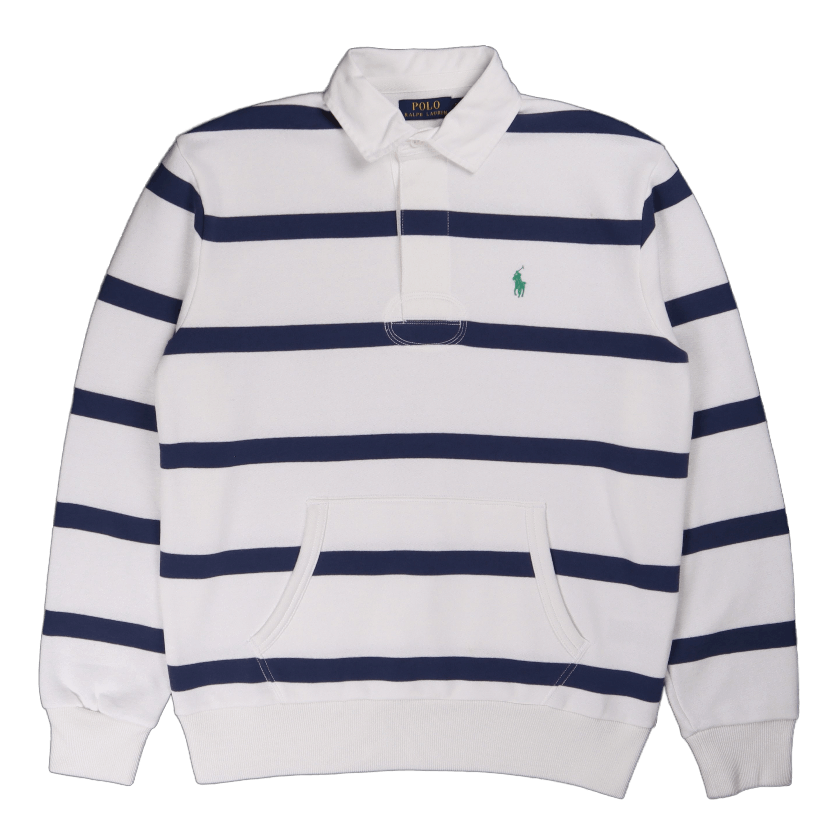 Polo Ralph Lauren The RL Fleece Striped Rugby White/Light Navy