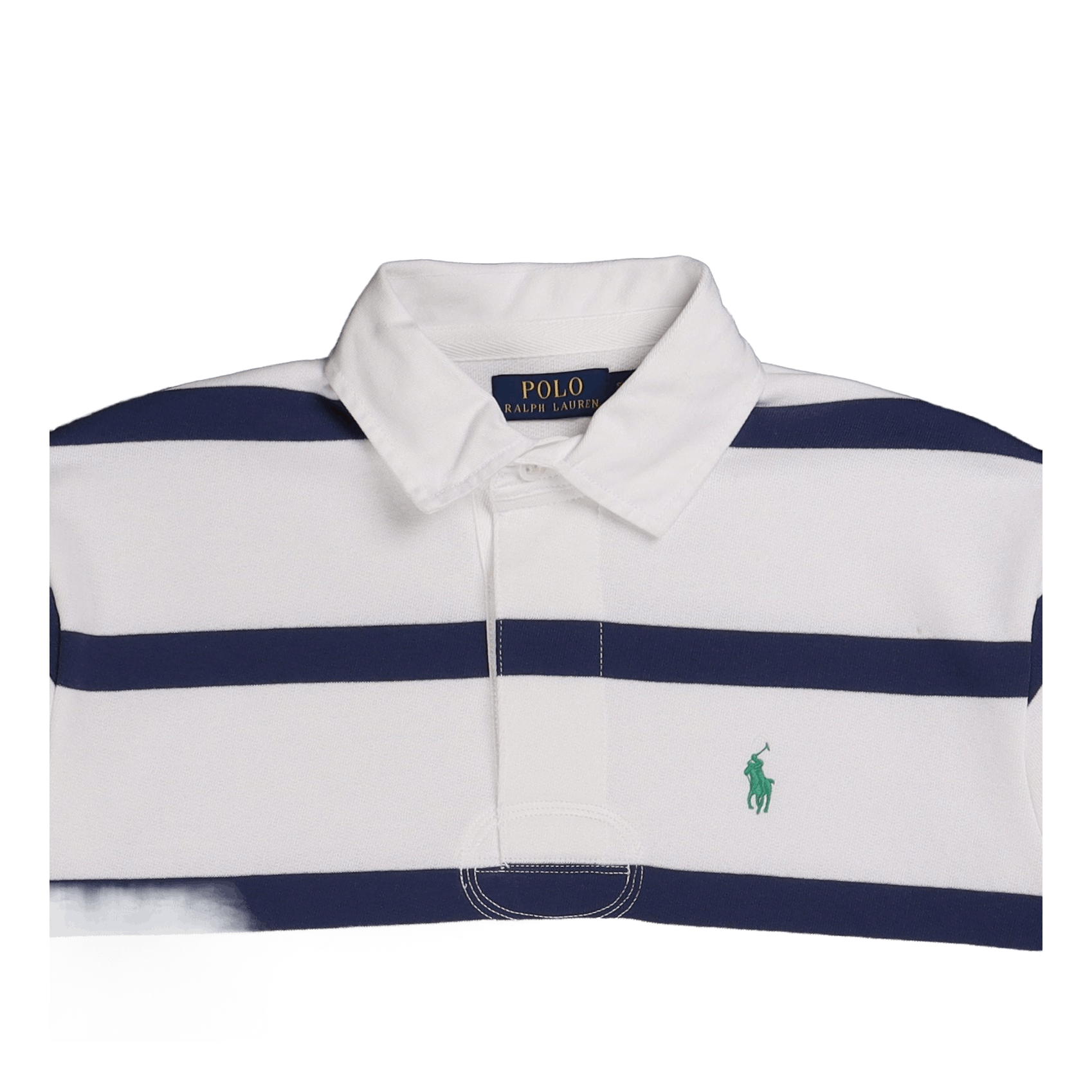 Polo Ralph Lauren The RL Fleece Striped Rugby White/Light Navy