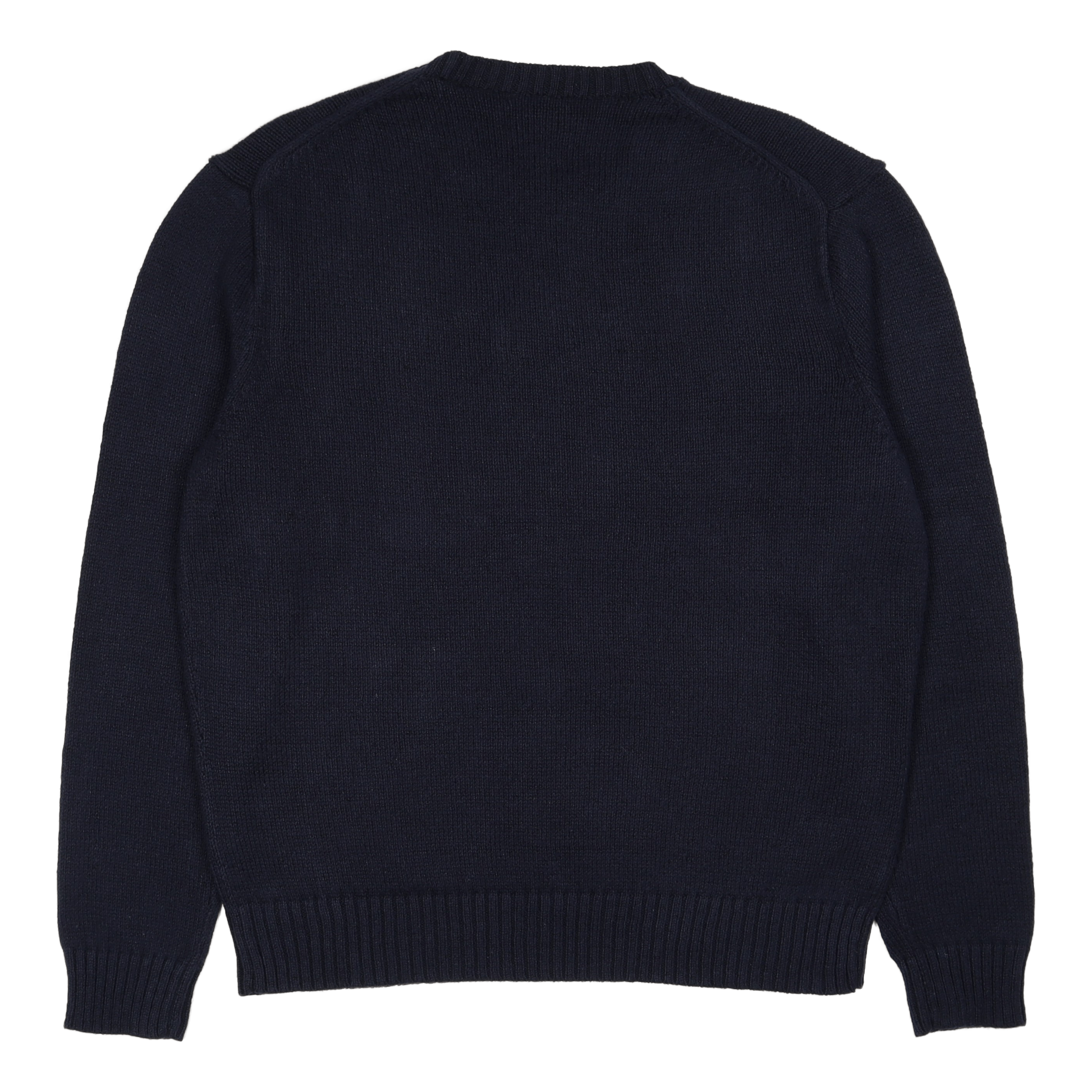 Polo Ralph Lauren Polo Bear Cotton - Linen Sweater Navy