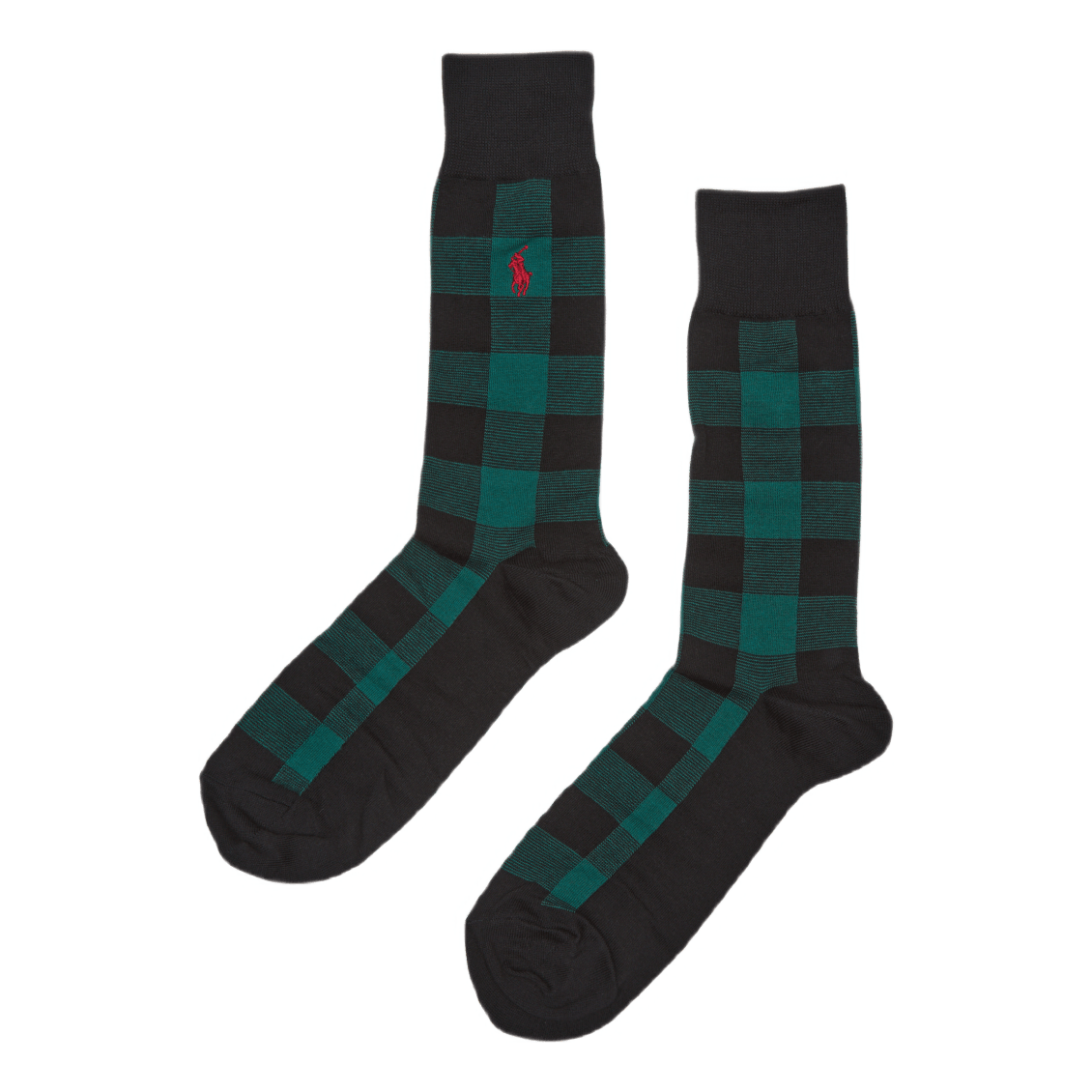 Polo Ralph Lauren Buffalo Plaid Crew Sock Gift Set Rd/Grn/Gry
