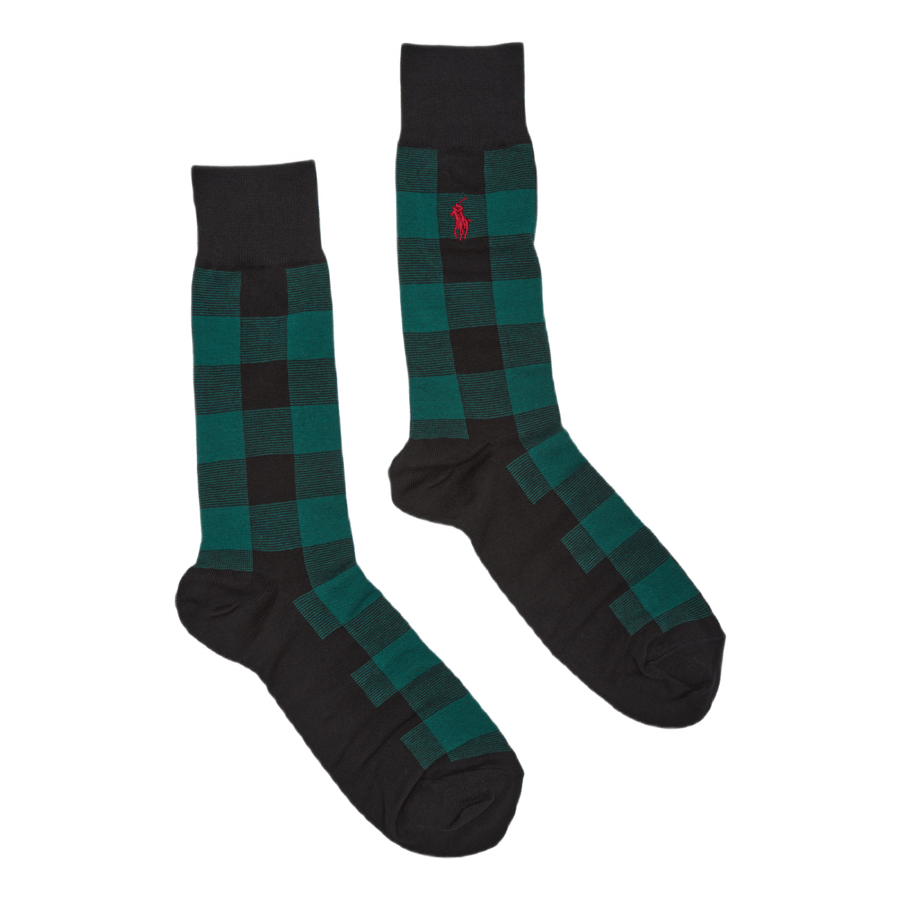 Polo Ralph Lauren Buffalo Plaid Crew Sock Gift Set Rd/Grn/Gry