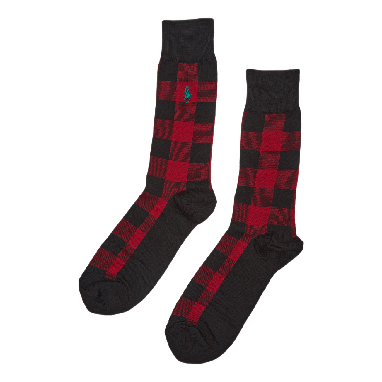 Polo Ralph Lauren Buffalo Plaid Crew Sock Gift Set Rd/Grn/Gry