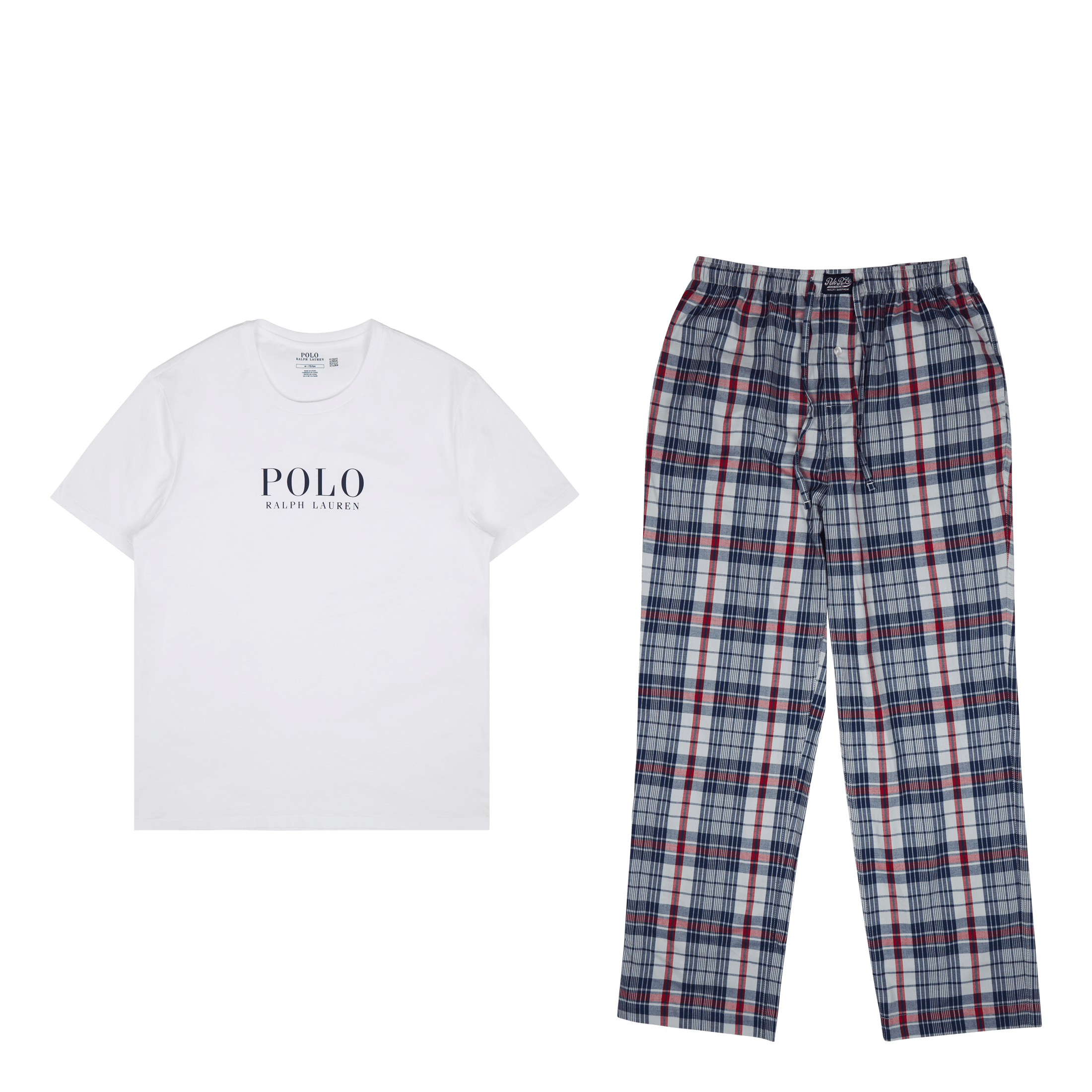 Polo Ralph Lauren Cotton Sleep Shirt & Pajama Pant Set