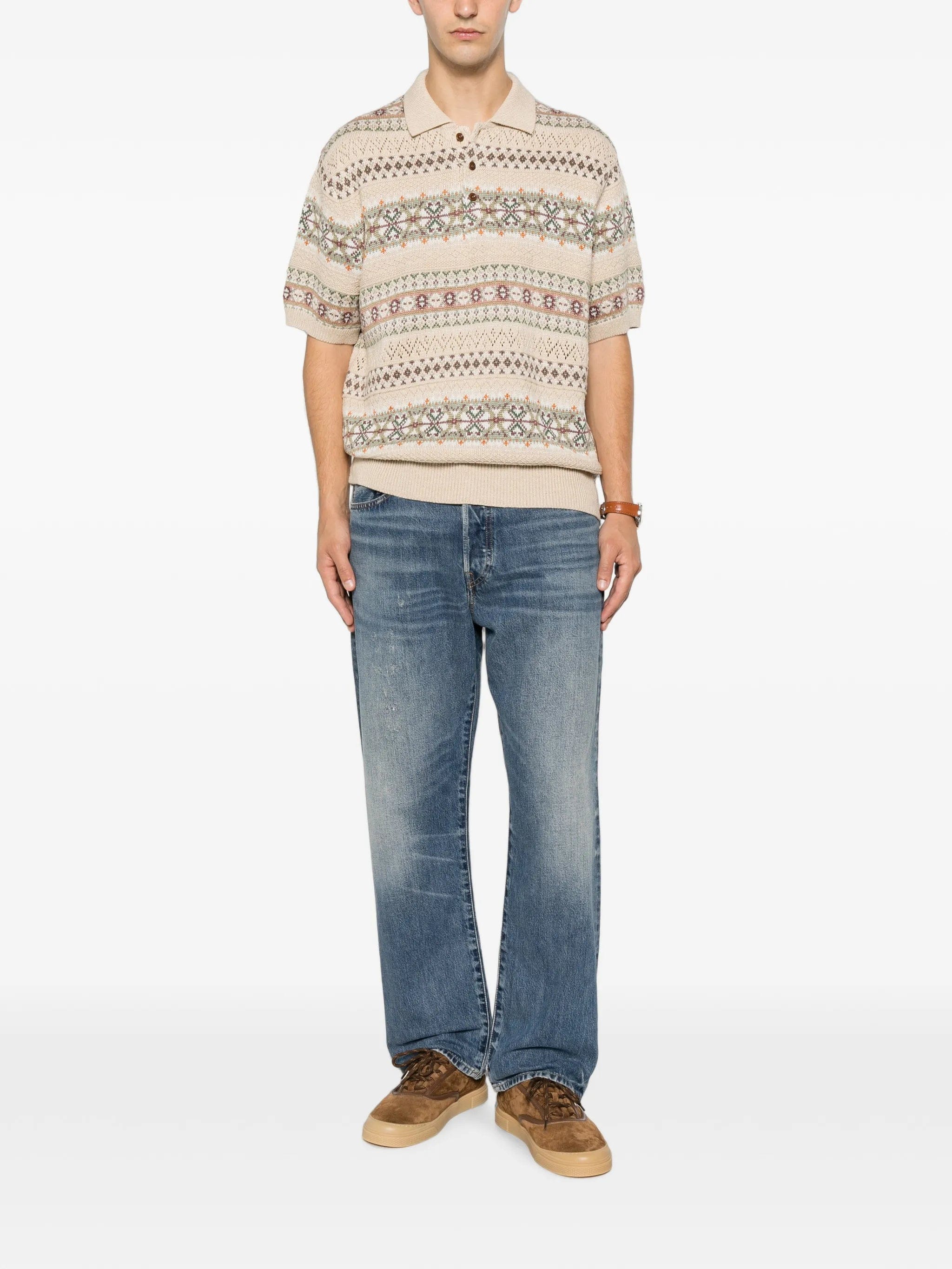 Polo Ralph Lauren Fair Isle short - sleeve polo shirt