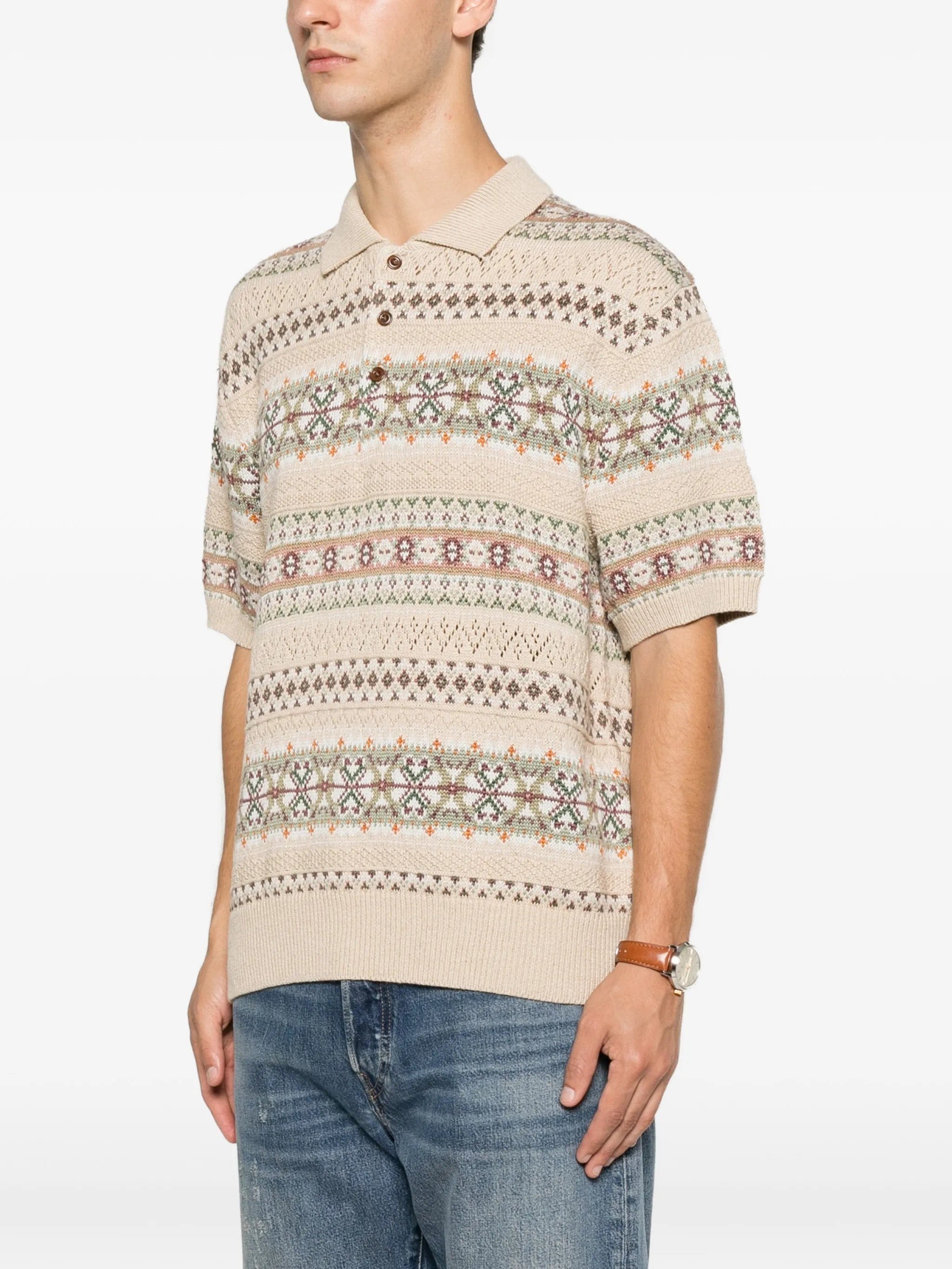 Polo Ralph Lauren Fair Isle short - sleeve polo shirt