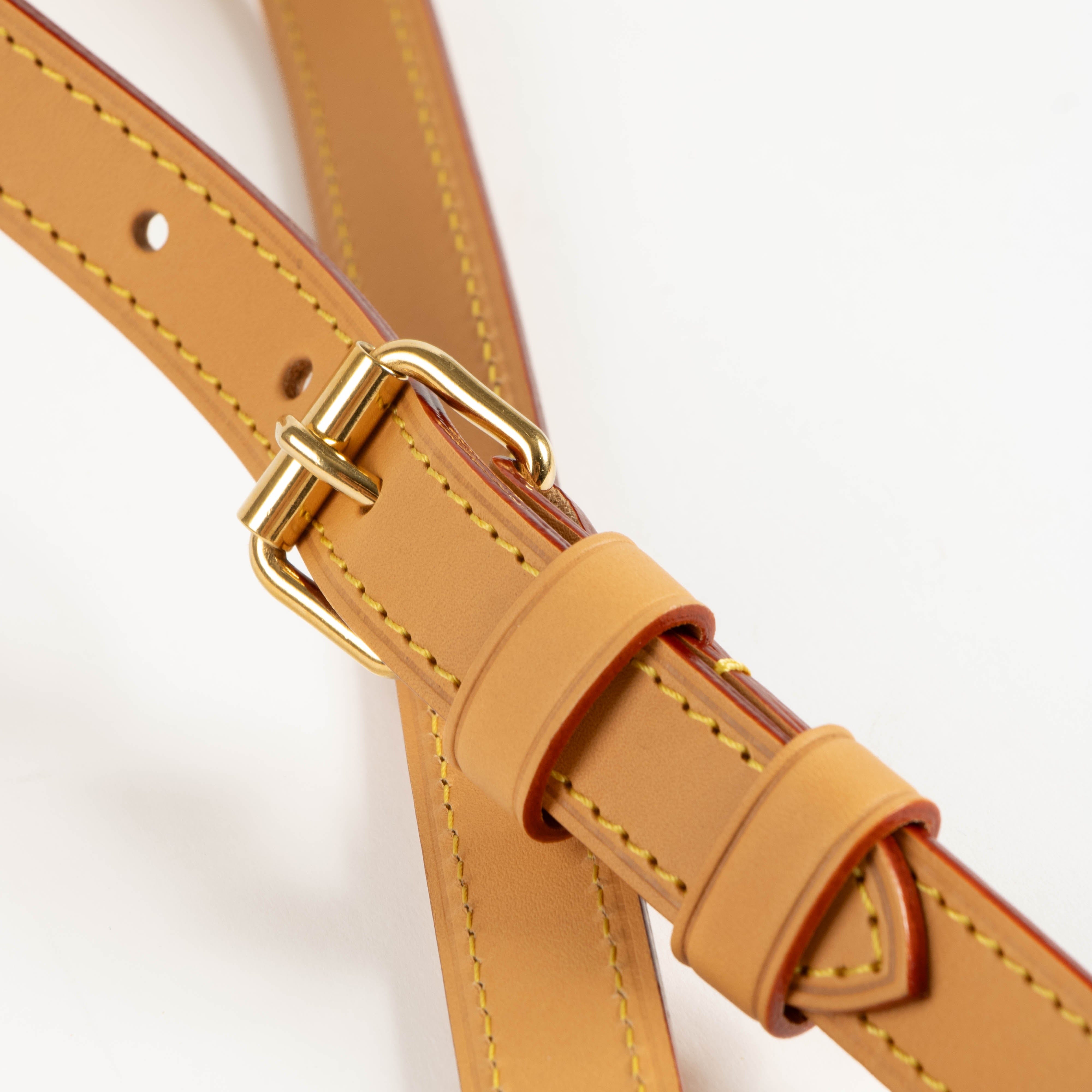 Louis Vuitton Beige Vachetta VVN Leather Strap
