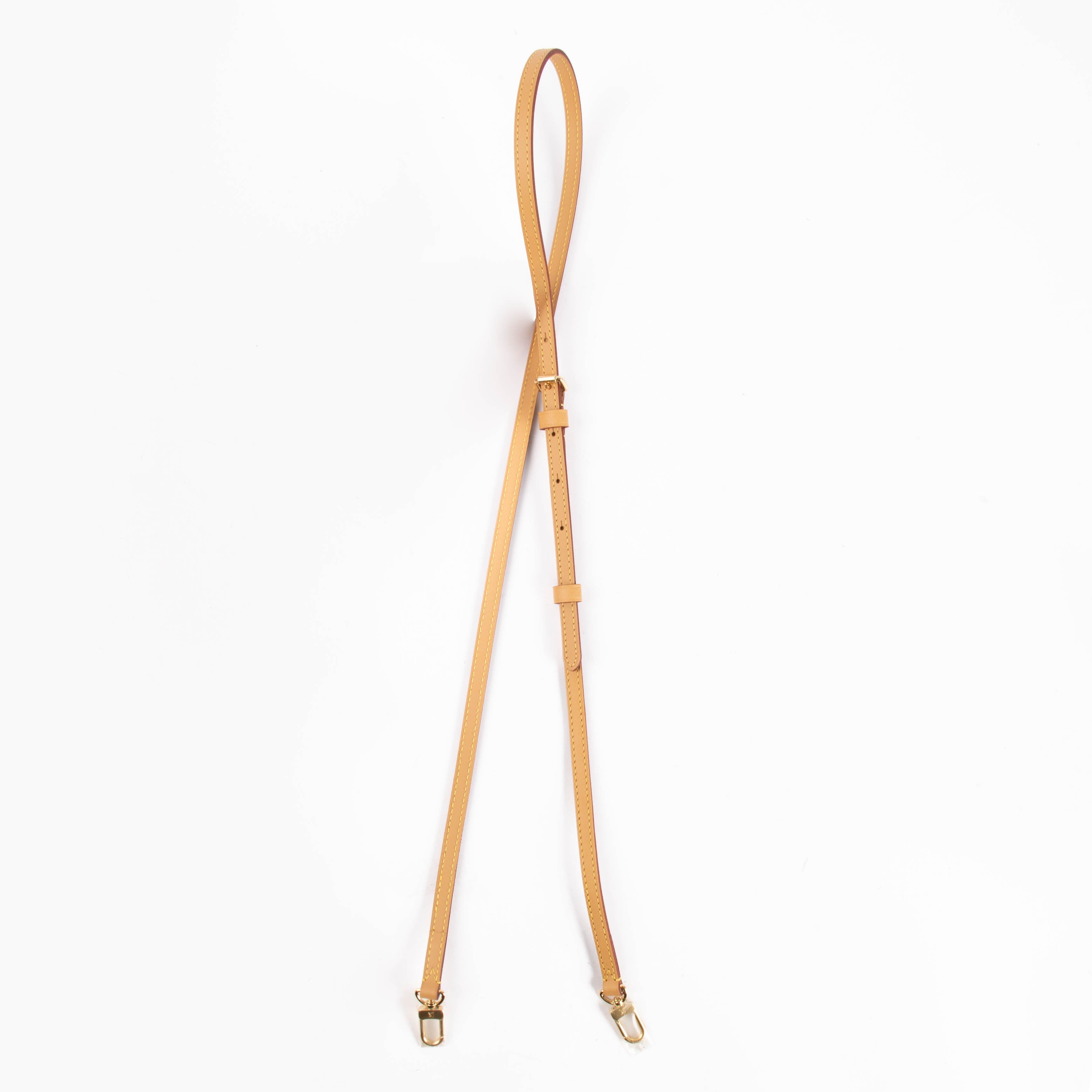 Louis Vuitton Beige Vachetta Leather Strap