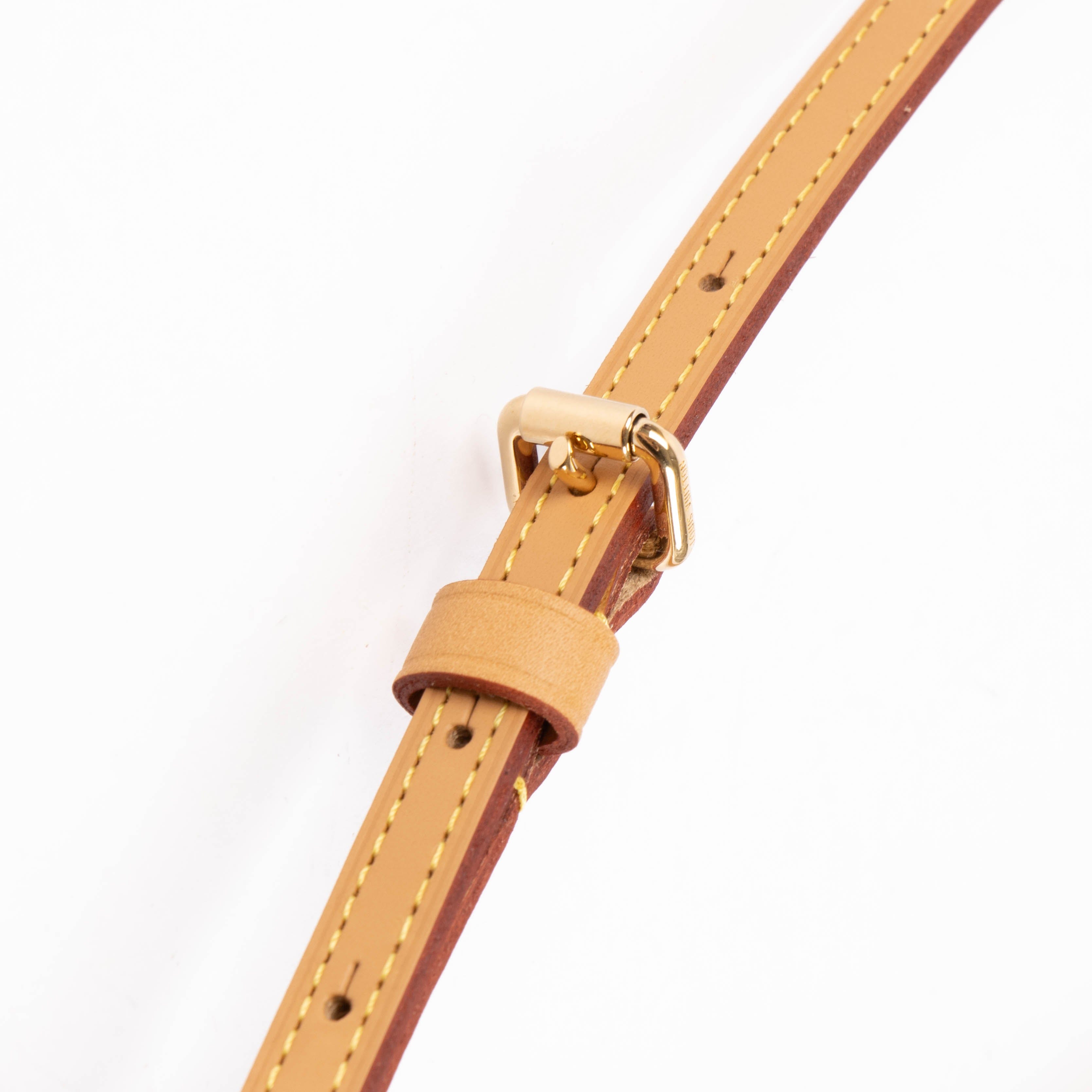 Louis Vuitton Beige Vachetta Leather Strap