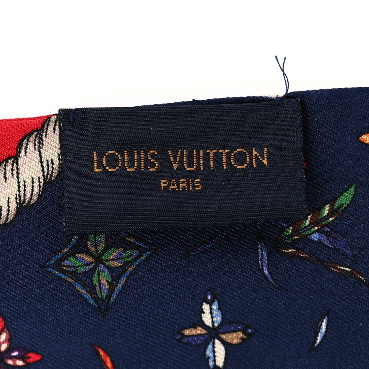 Louis Vuitton Silk Love Birds BB Bandeau Blue