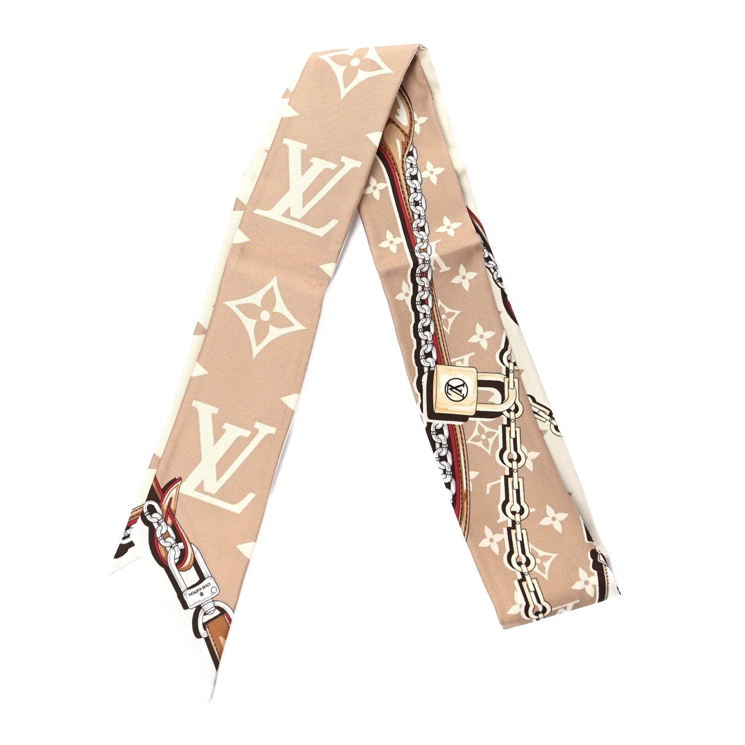 Louis Vuitton Silk Ultimate Monogram BB Bandeau Dune