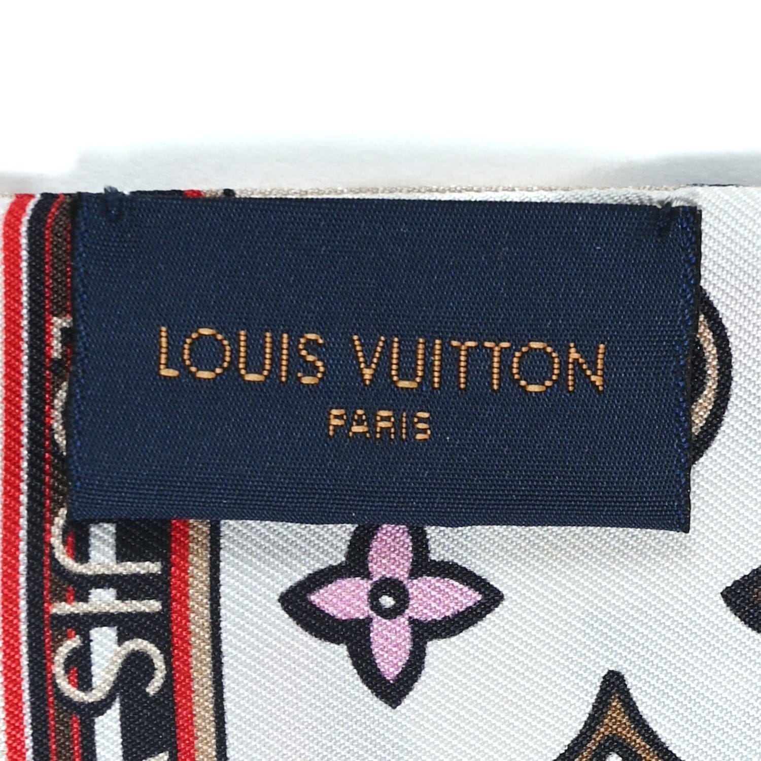 Louis Vuitton Silk Street Monogram Bandeau Beige