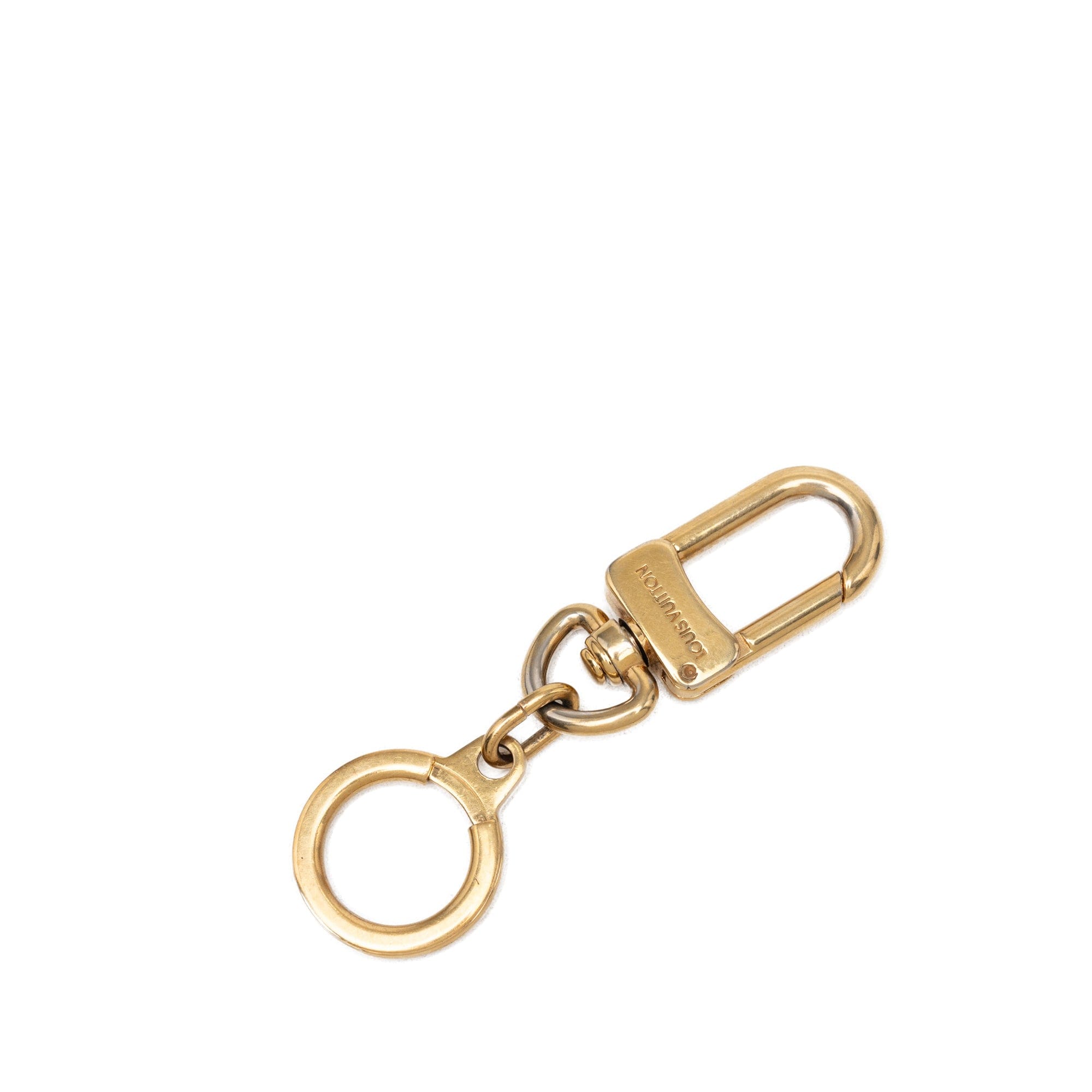 Louis Vuitton Gold Plated Bolt Extender Key Ring