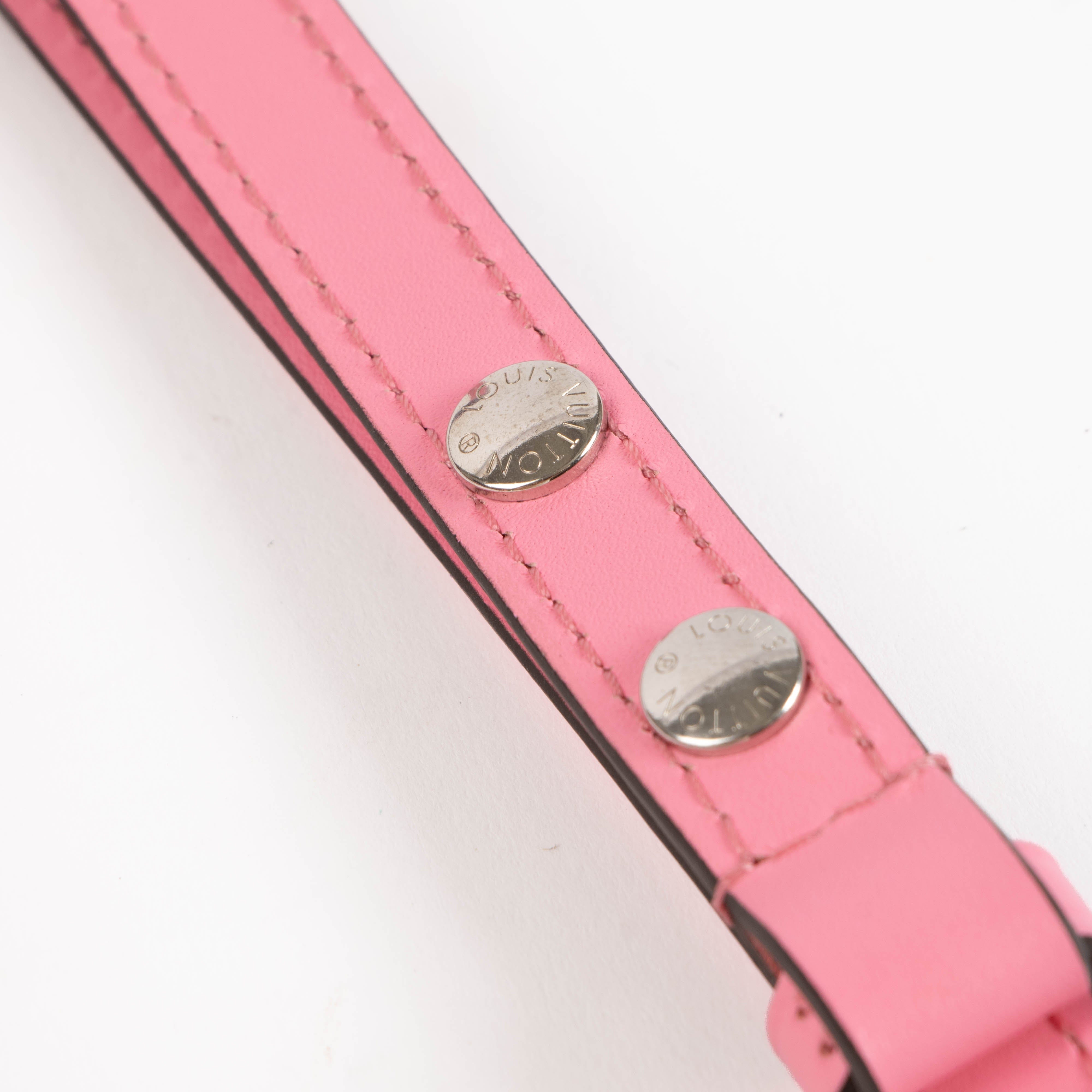 Louis Vuitton Pink Leather NéoNoé Strap