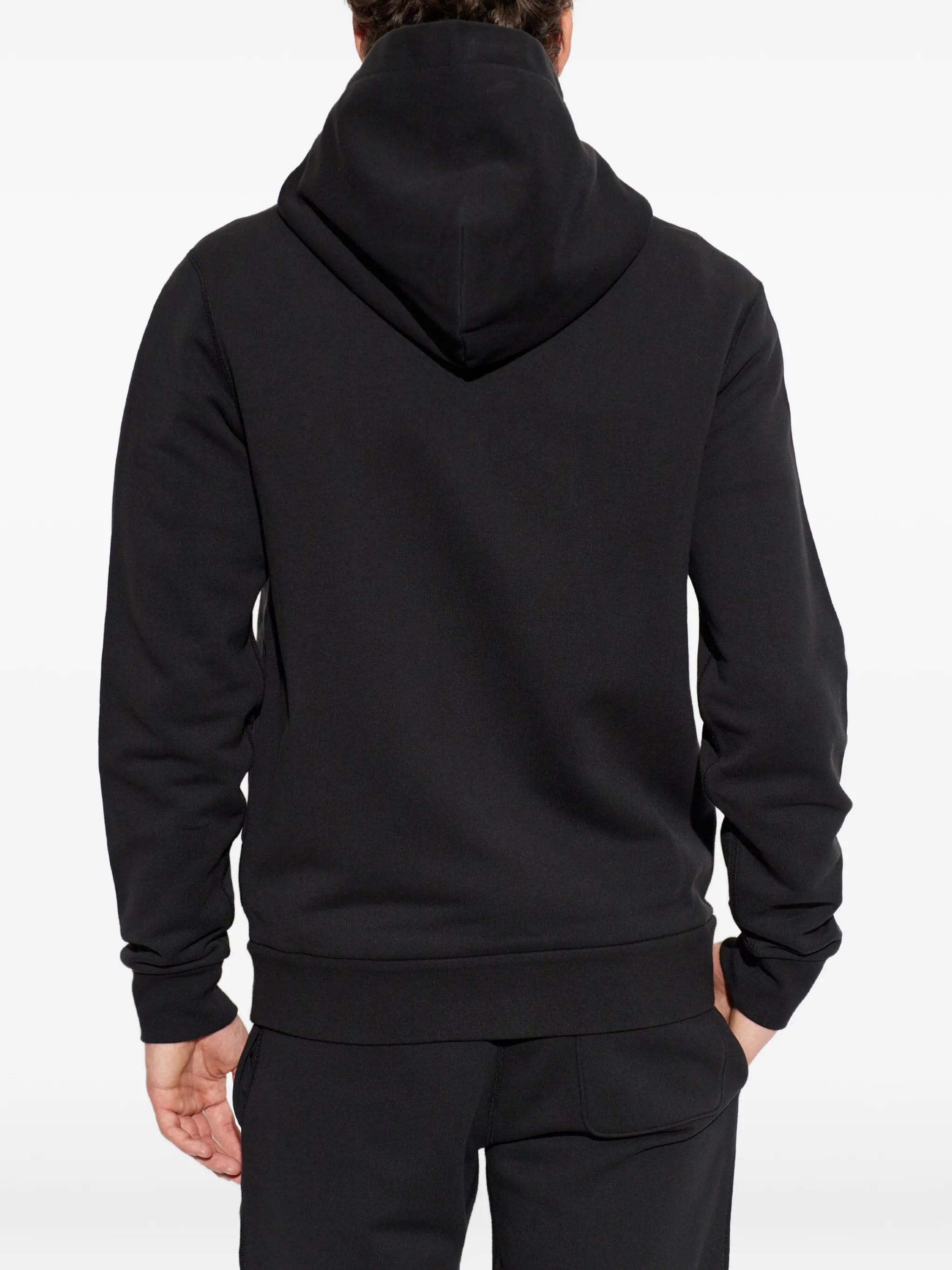 Moncler logo - patch zip - up hoodie