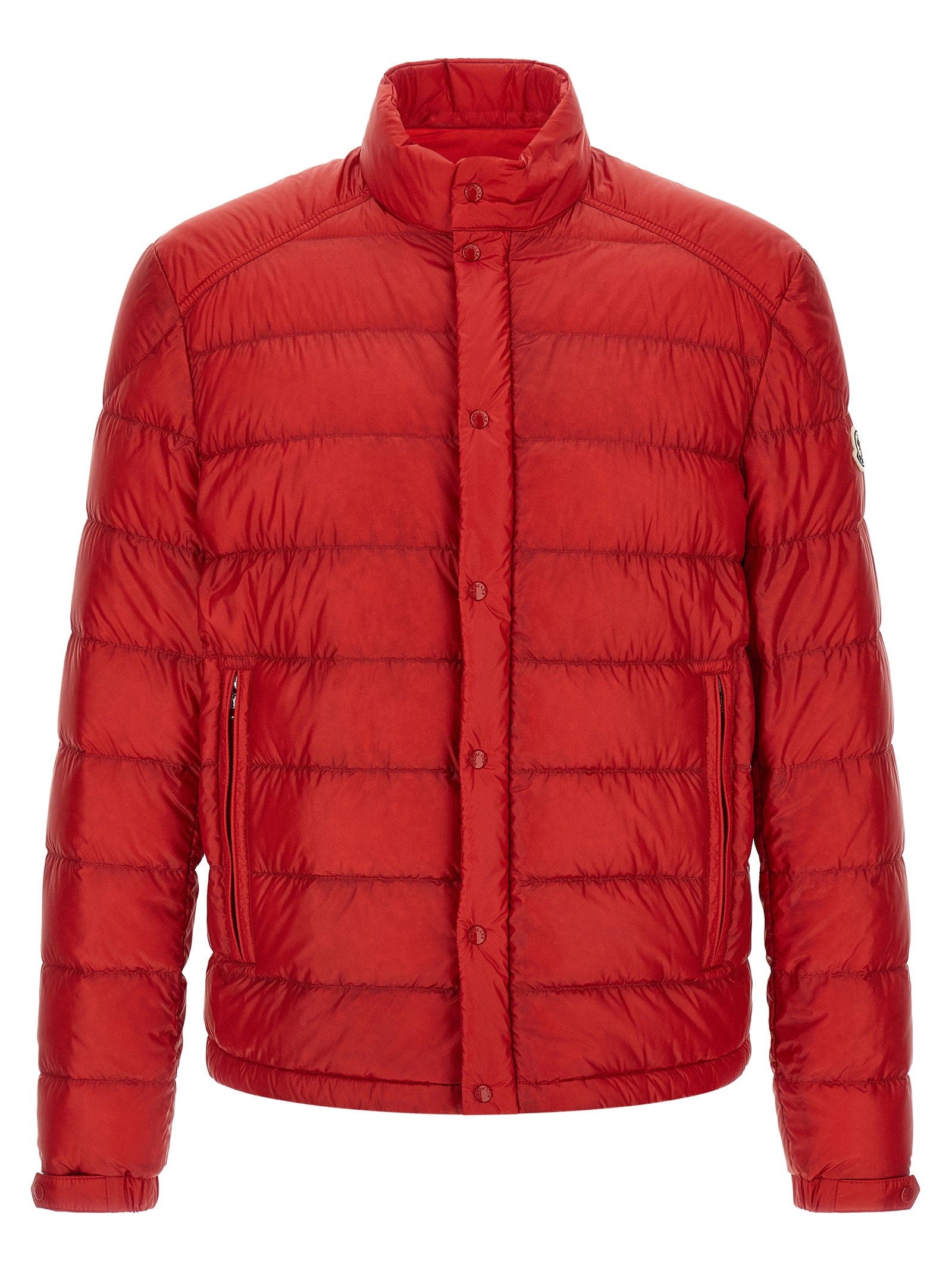 Moncler Selves Down Jacket — Red