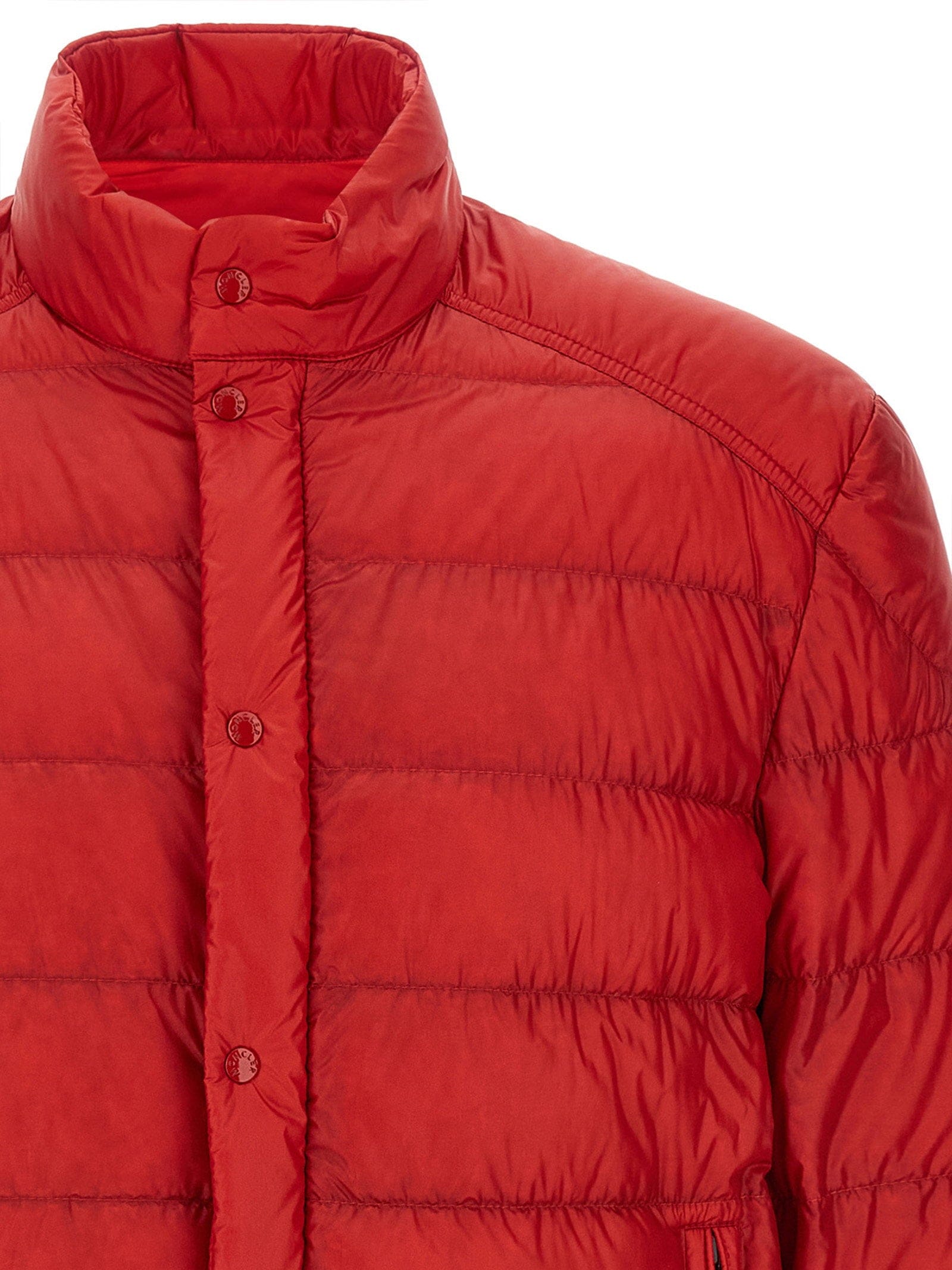 Moncler Selves Down Jacket — Red