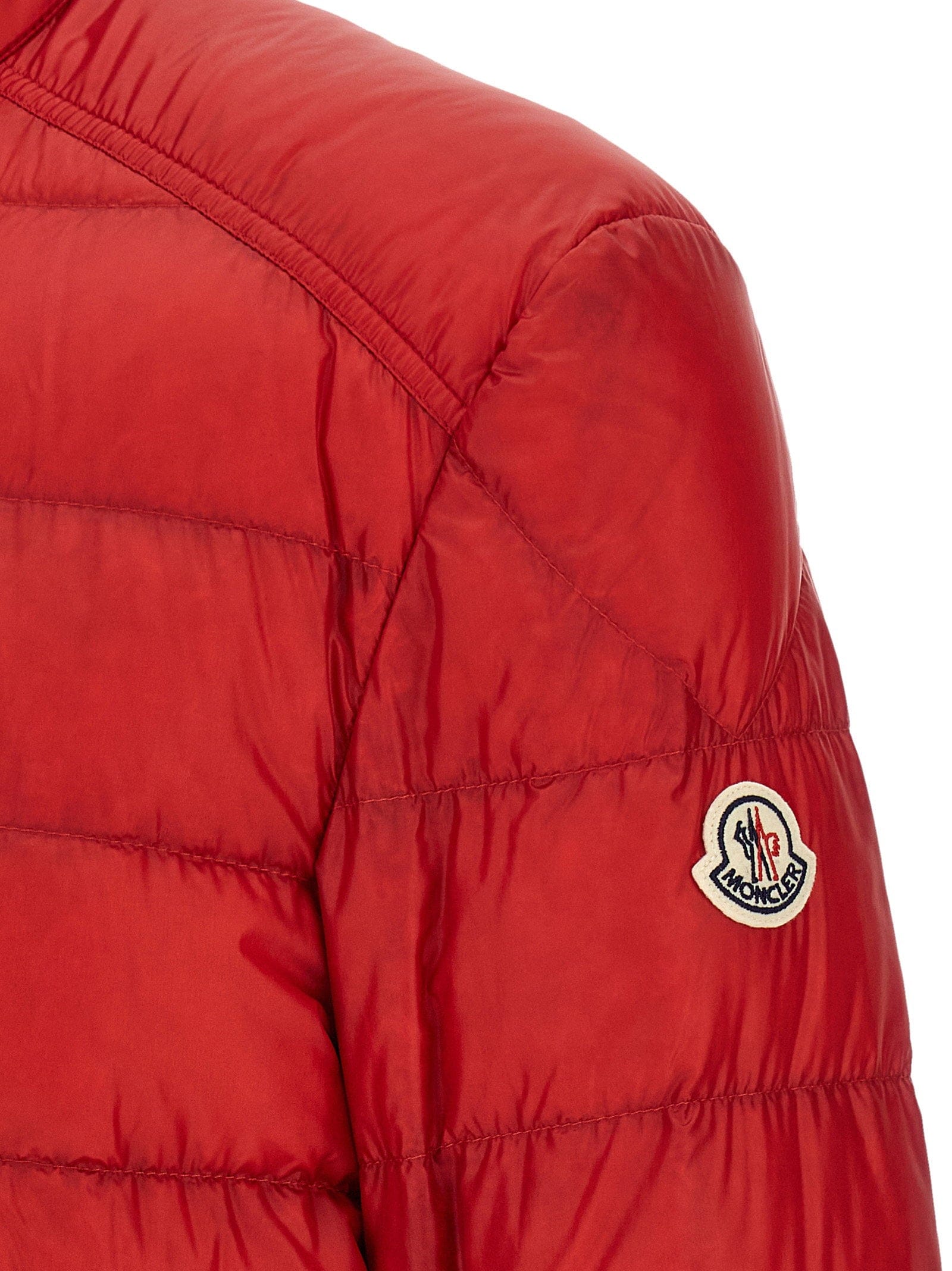 Moncler Selves Down Jacket — Red