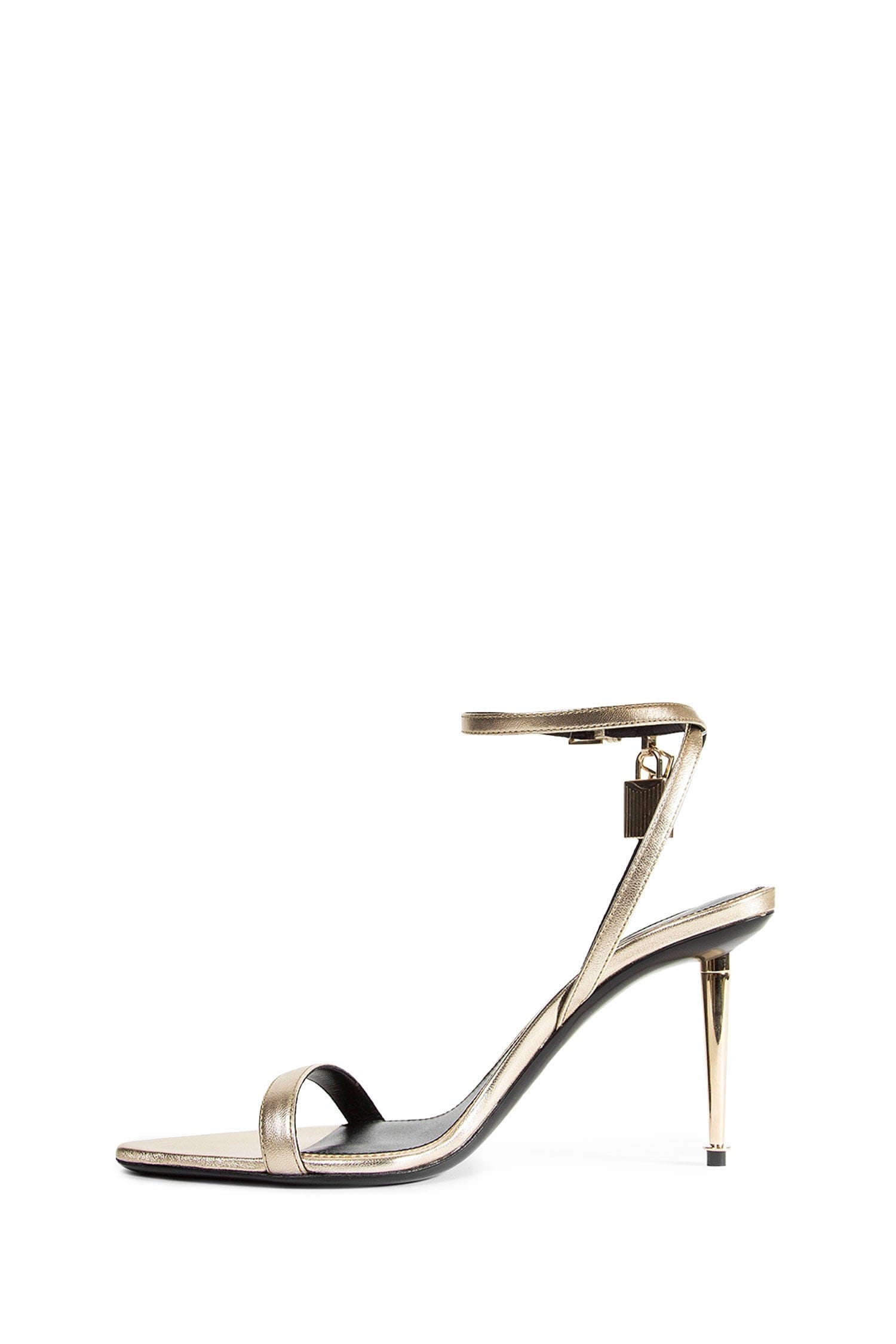 TOM FORD Laminated Nappa Pointy Naket Sandal