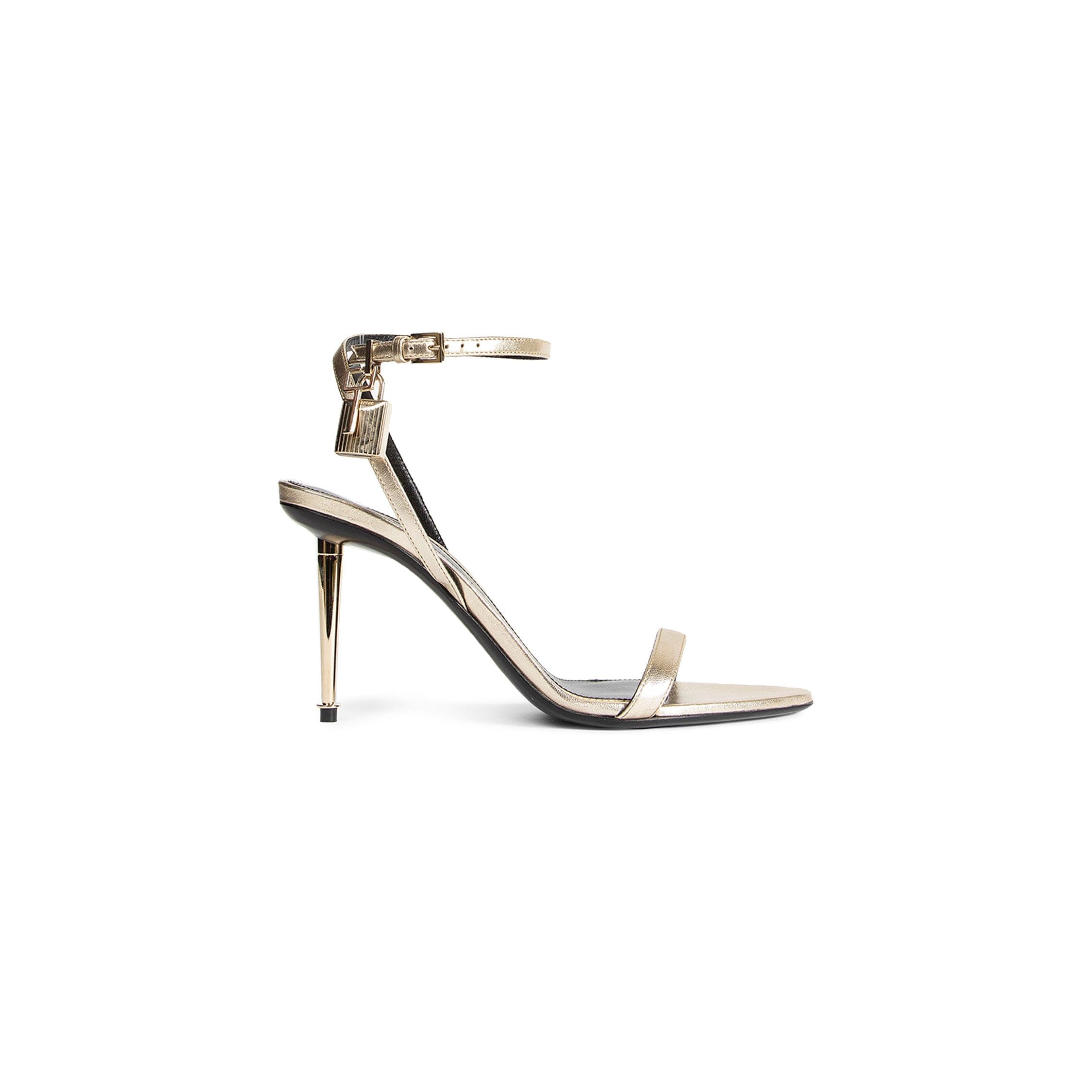 TOM FORD Laminated Nappa Pointy Naket Sandal