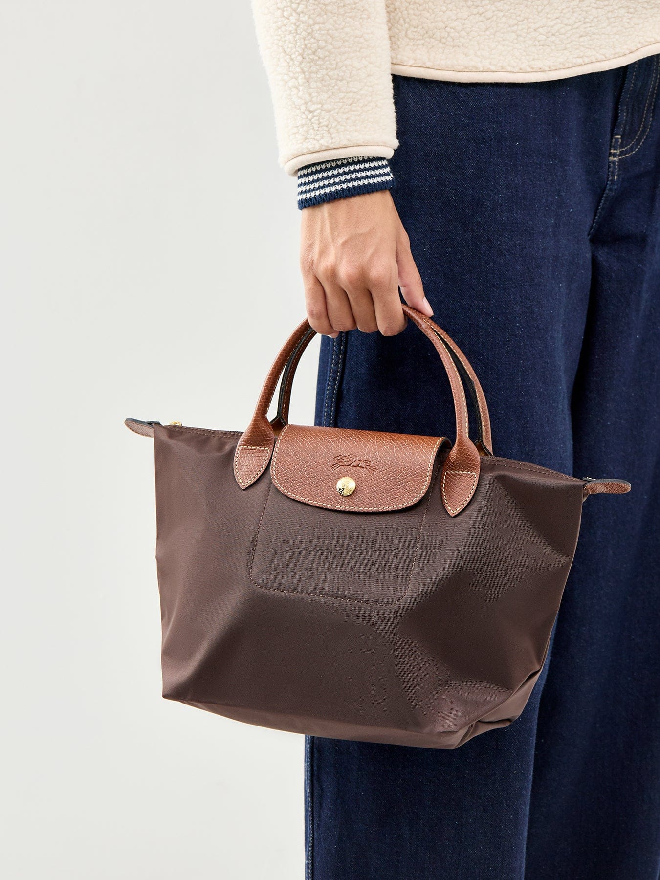 Longchamp Le Pliage Original Handbag Small Brown