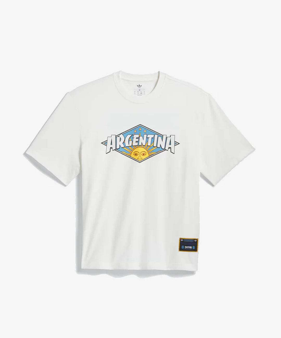 ADIDAS ORIGINALS | THRASHER x AFA ARGENTINA T-Shirt { CORE WHITE